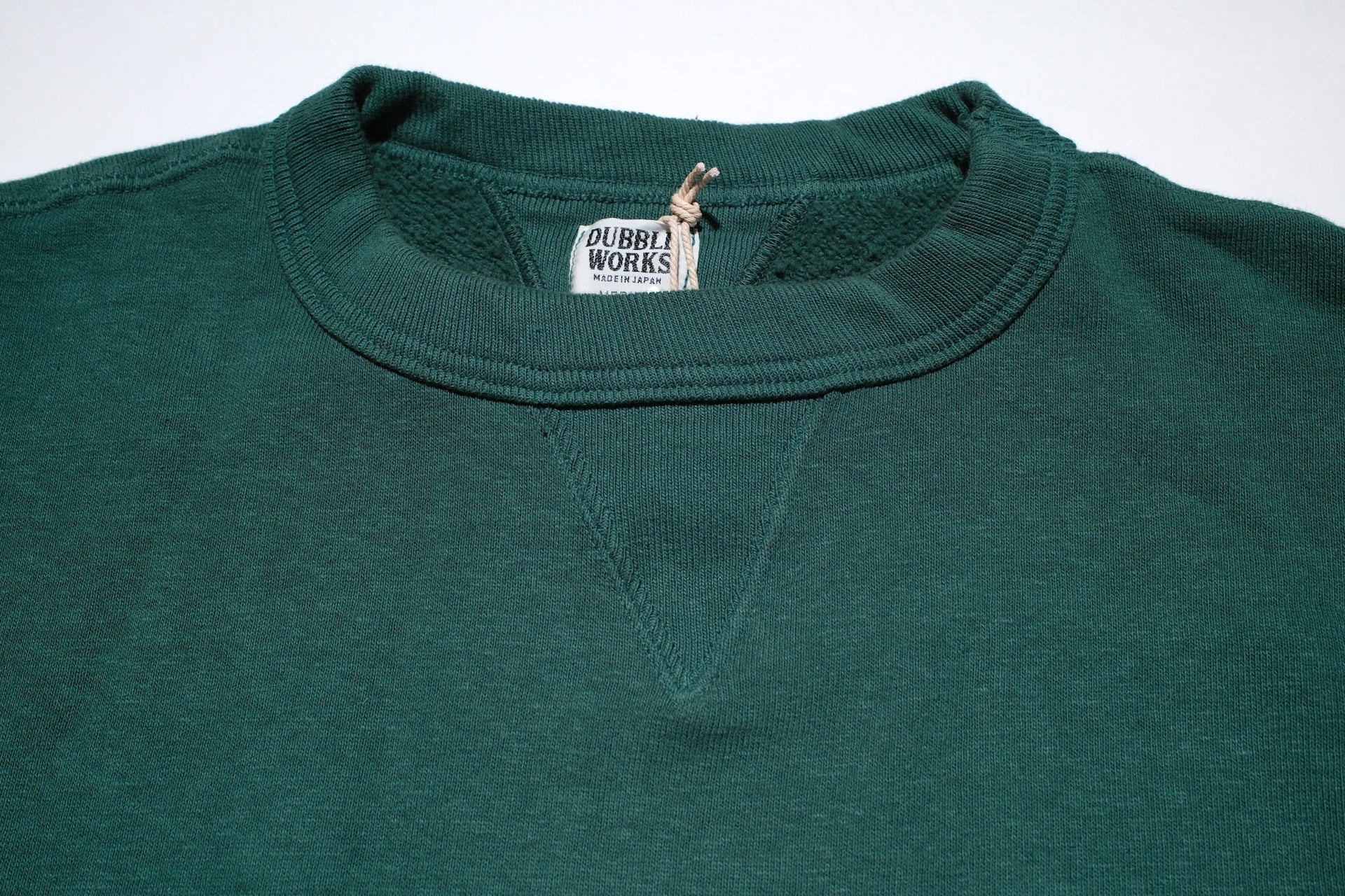 Dubble Works 11oz "Tsuri-ami" Loopwheeled Sweatshirt (Green)