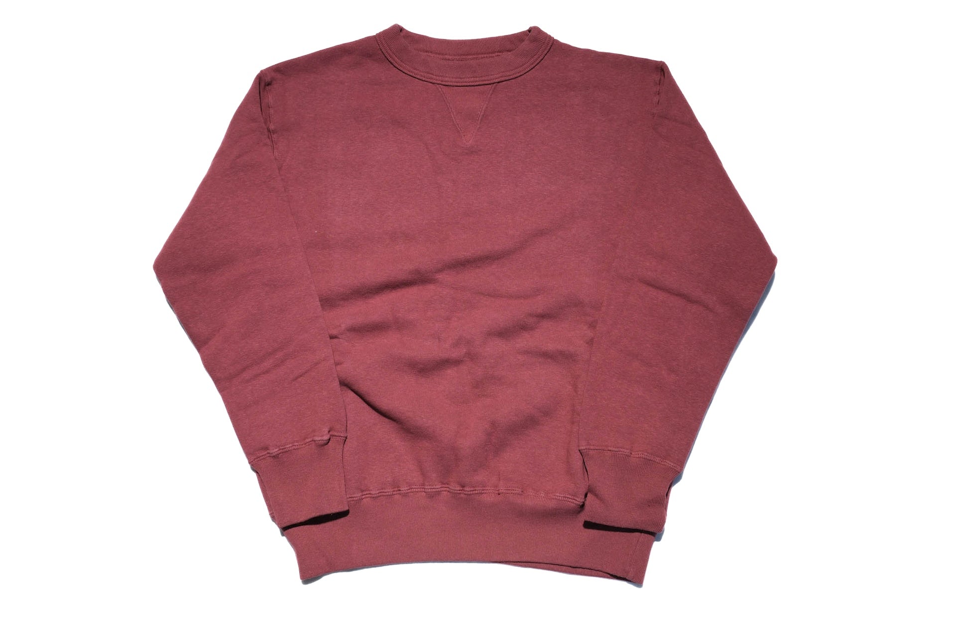 Dubble Works 11oz "Tsuri-ami" Loopwheeled Sweatshirt (Burgundy)