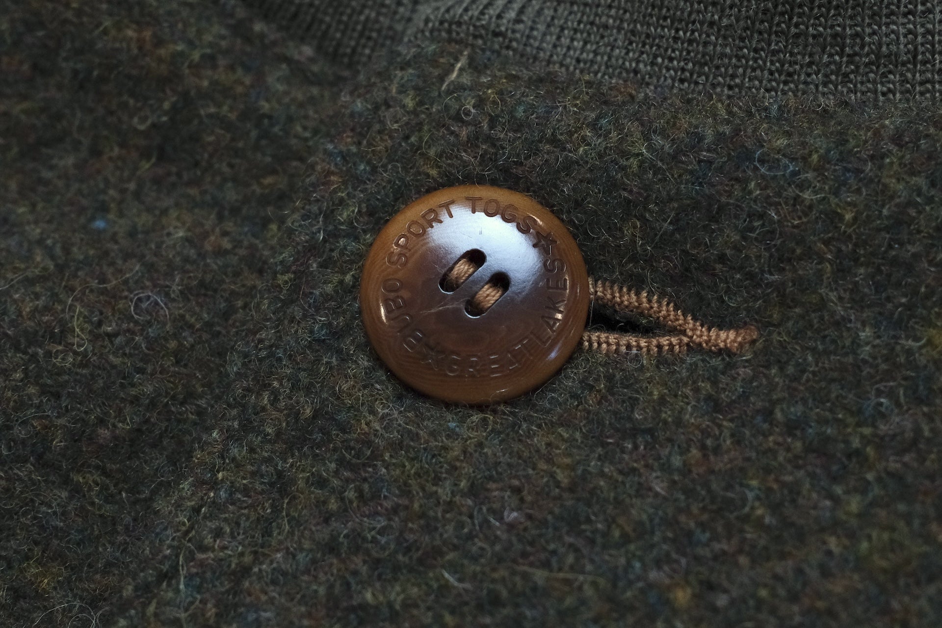 Freewheelers "Skagit" Wool Tweed Jacket (Grained Olive)