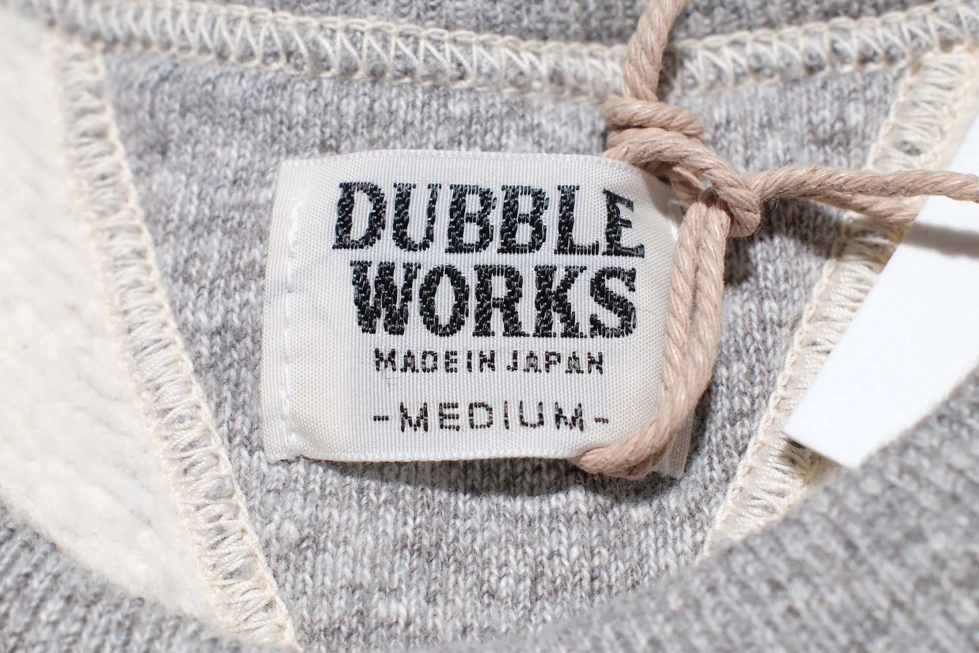 Dubble Works 11oz "Tsuri-ami" Loopwheeled Sweatshirt (Heather Grey)