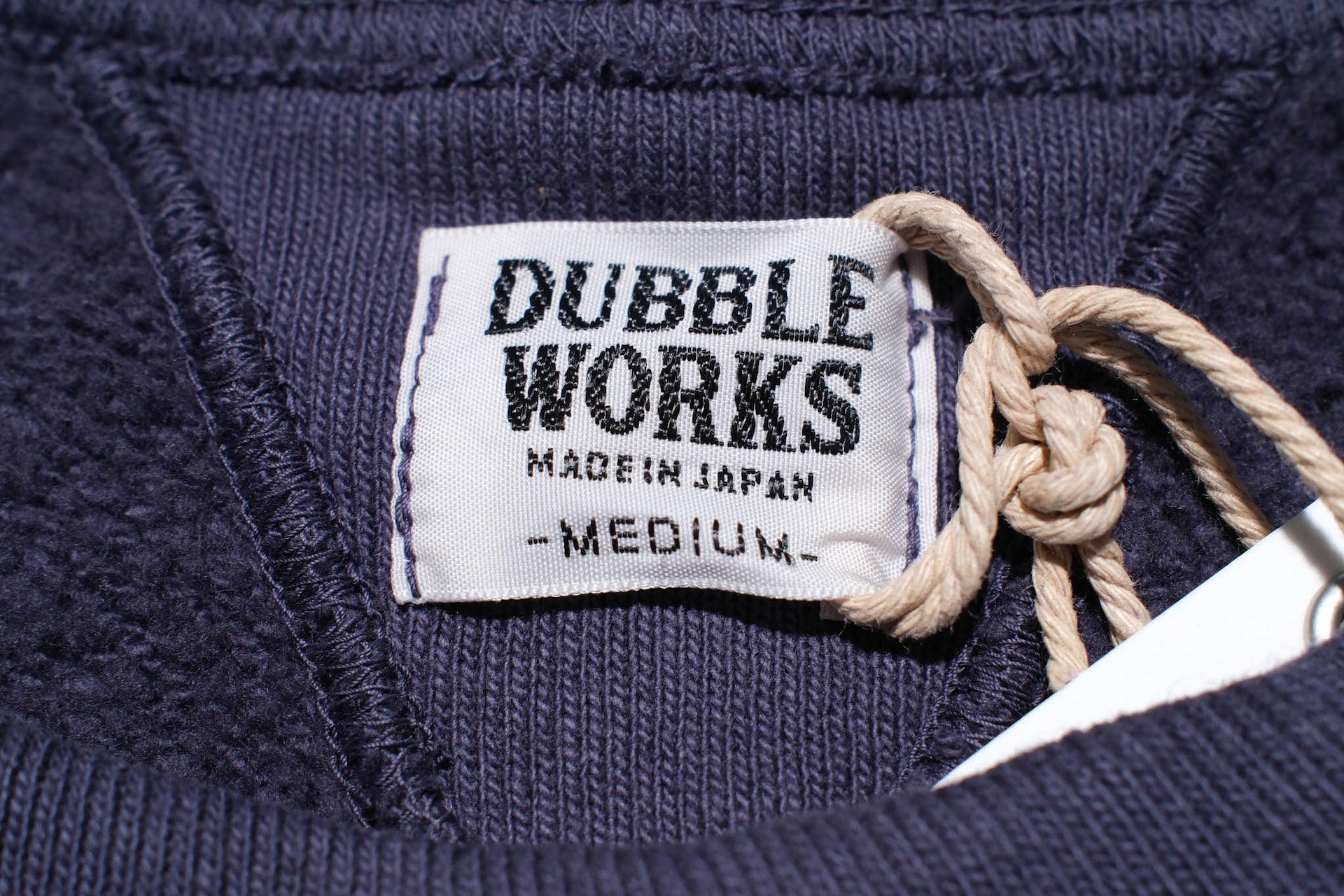 Dubble Works 11oz "Tsuri-ami" Loopwheeled Sweatshirt (Navy)