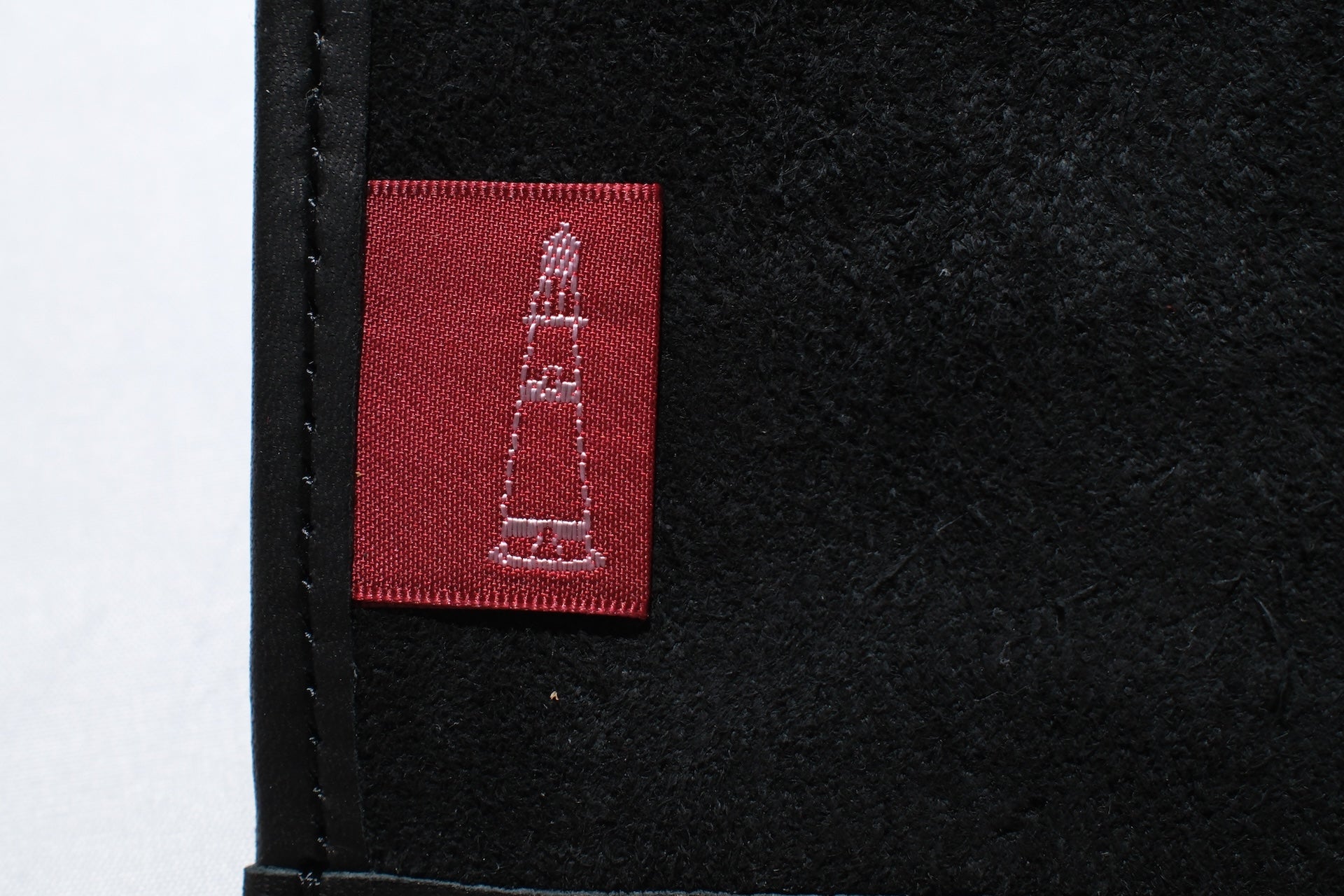 BONCOURA “BARI-BARI” Suede Cowhide Tri-fold Wallet (Black)