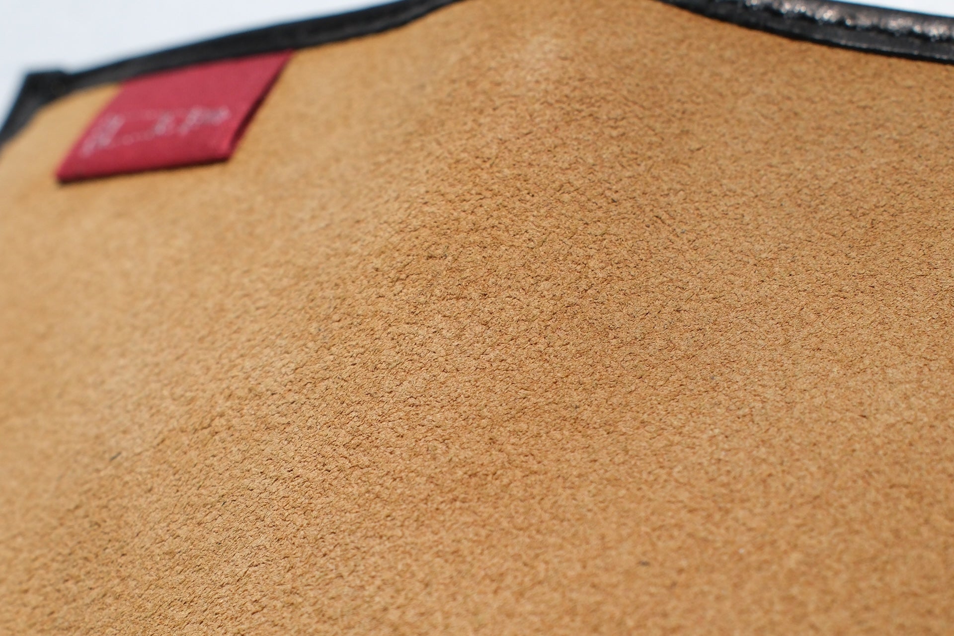 BONCOURA “BARI-BARI” Suede Cowhide Tri-fold Wallet (Beige)