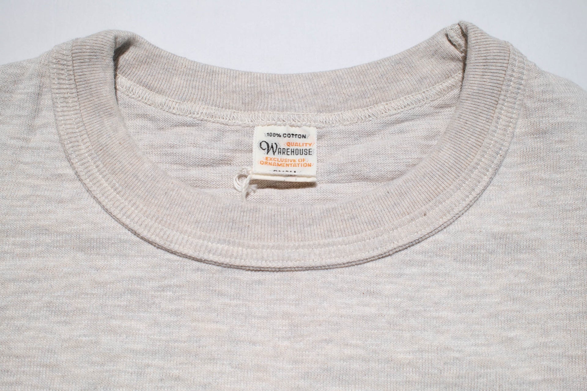 Warehouse Co 5.5oz "Early Birds" 'Bamboo Textured' Tee (Oatmeal)