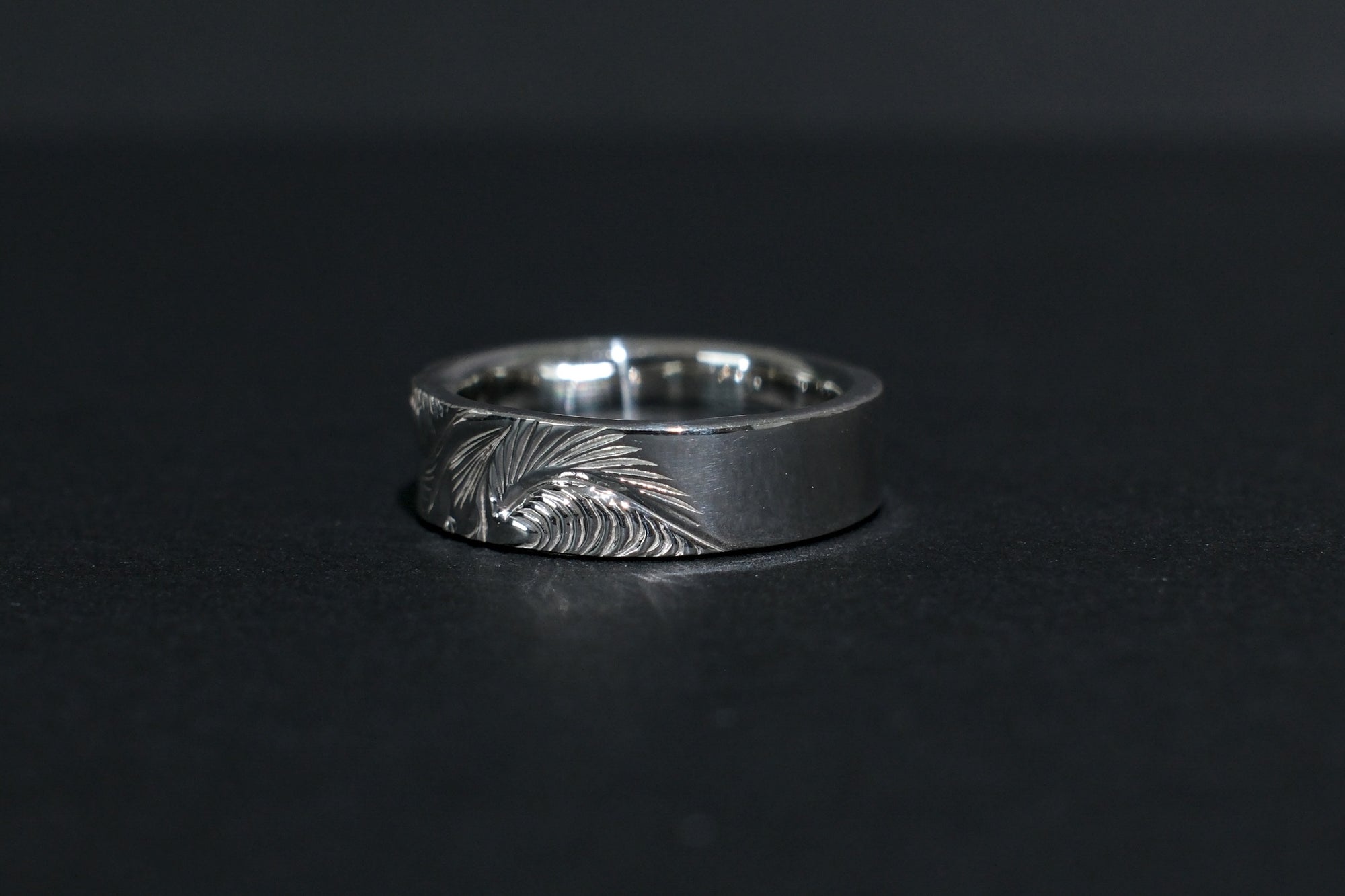 The One OCEAN “Right of Wave” Silver Ring (Size Small)