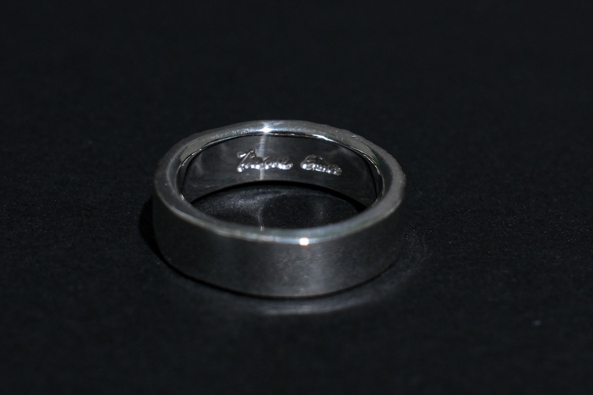 The One OCEAN “Right of Wave” Silver Ring (Size Small)
