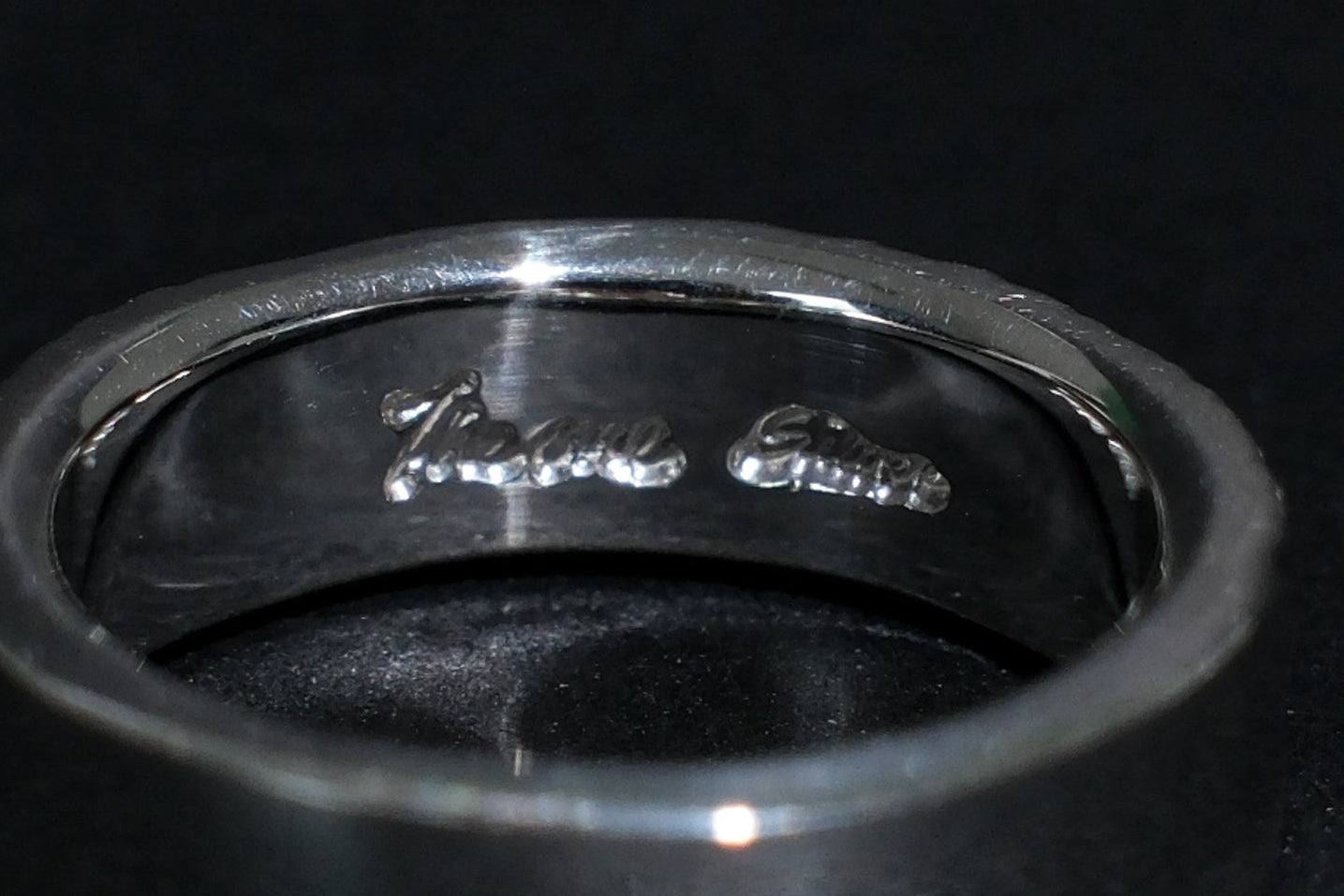 The One OCEAN “Right of Wave” Silver Ring (Size Small)