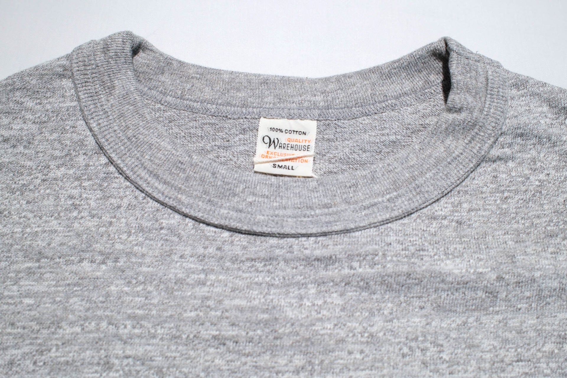 Warehouse Co 5.5oz "Bulkeley" 'Bamboo Textured' Tee (Heather Grey)