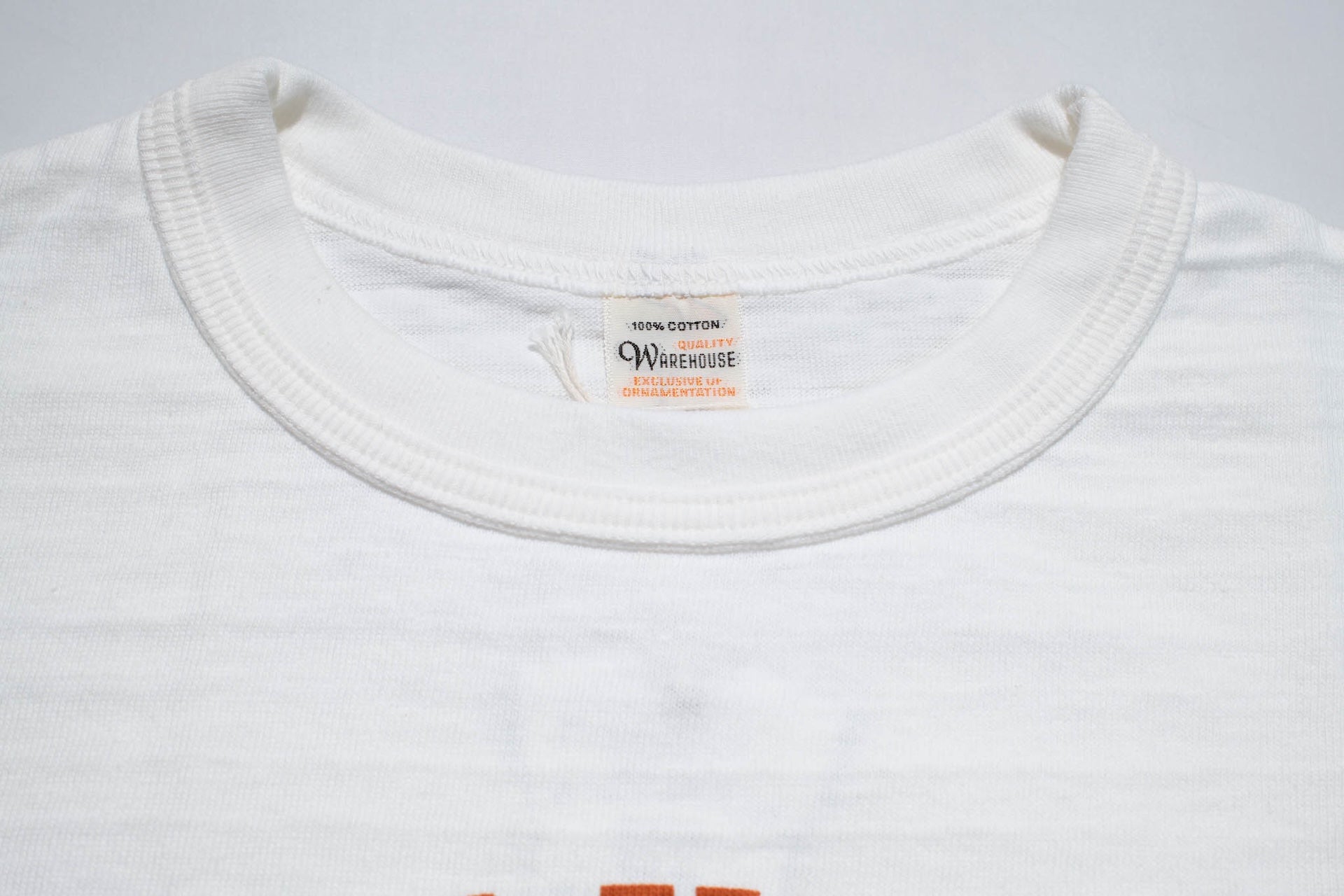 Warehouse Co 5.5oz "Rayen" 'Bamboo Textured' Tee (Off White)