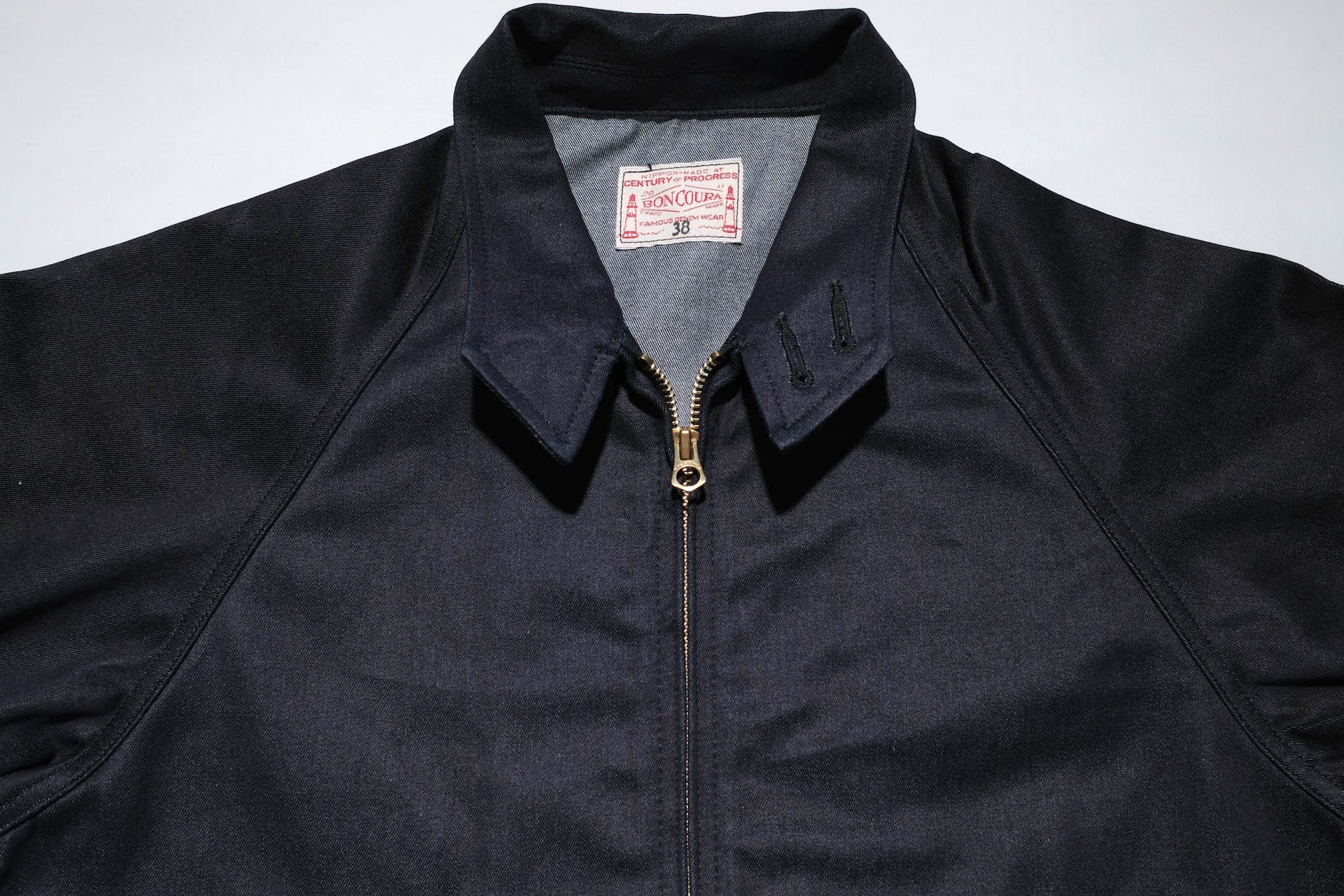 BONCOURA 12oz Weapon Denim "Dog Ear" Sport Jacket (Indigo)