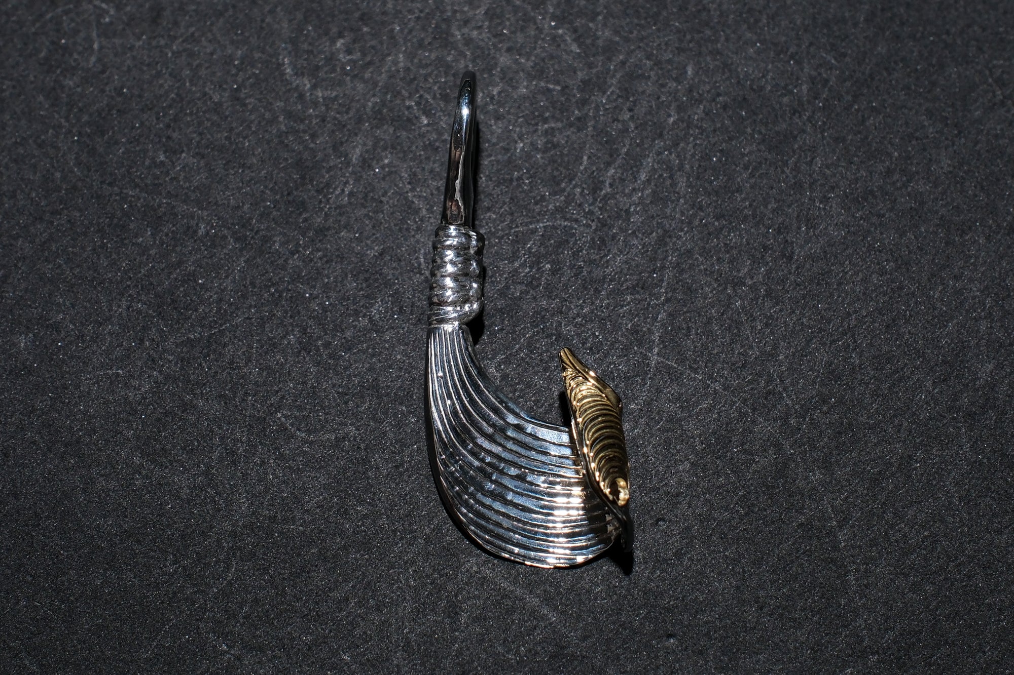 The One OCEAN "Catch The Waves" Pendant with 18K Gold Tip (Medium)