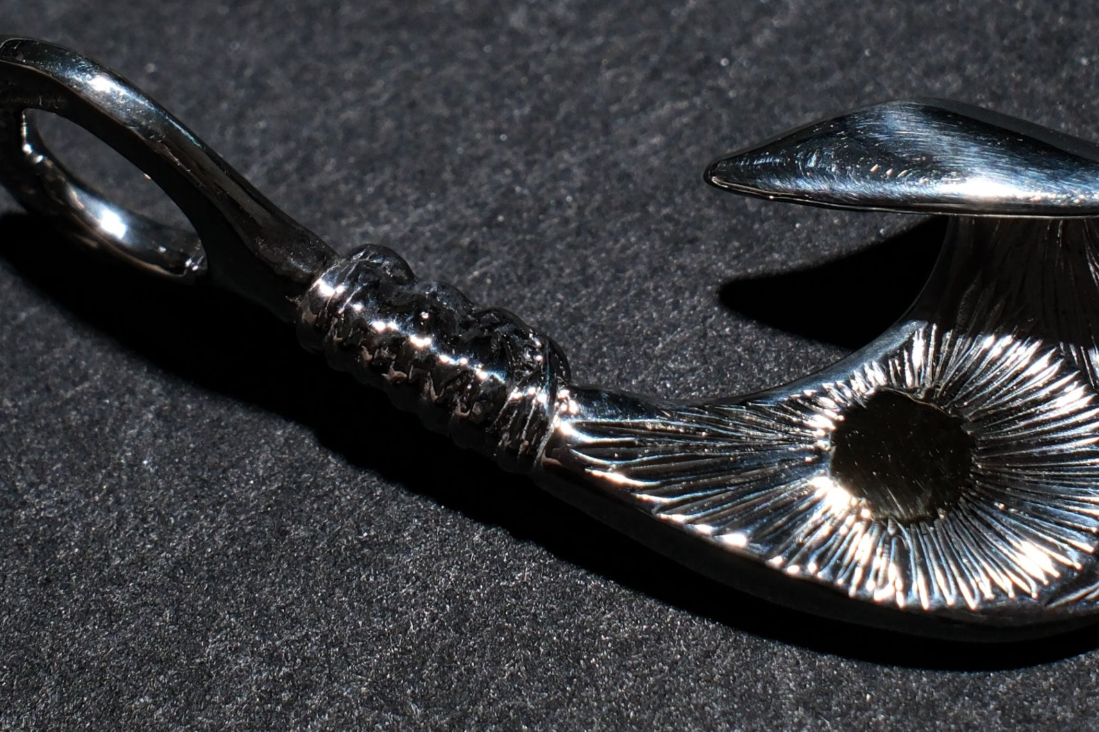 The One OCEAN "Catch The Light" Pendant with 18K Solid Gold Sun (Medium)