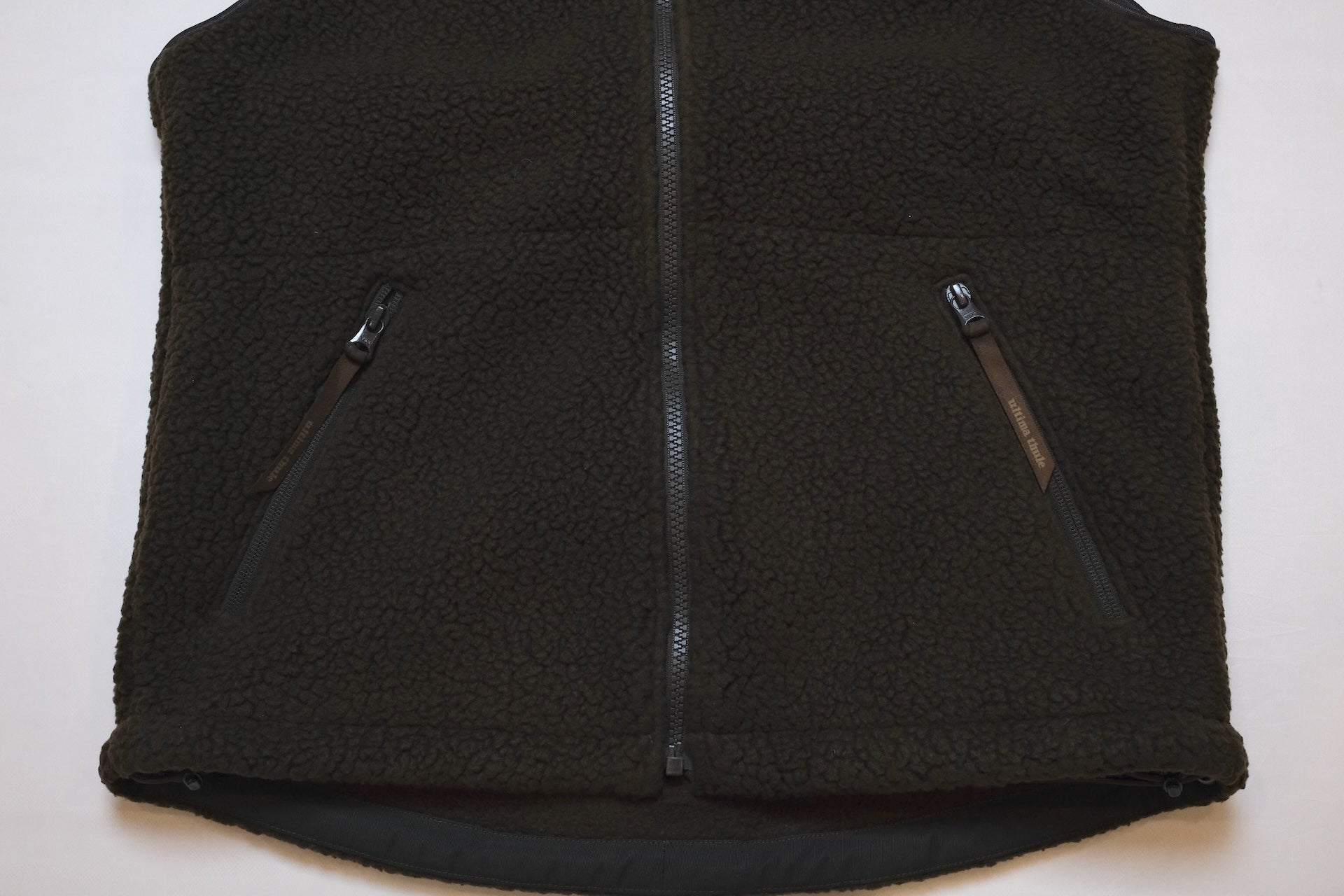 Ultima Thule by Freewheelers "Ranger" Fleece Vest (Dark Brown)