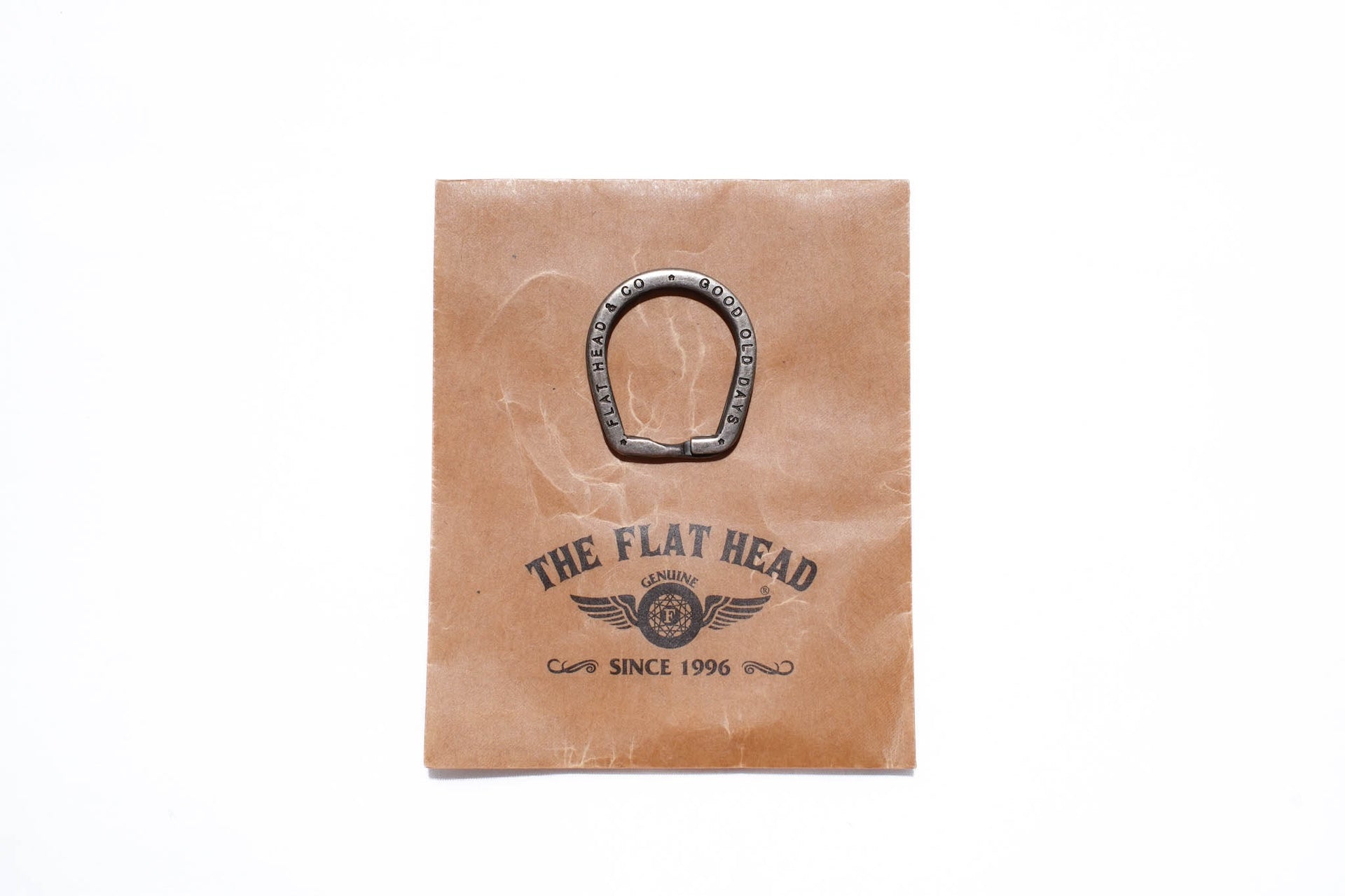 The Flat Head "Good Old Days" Iron Key Ring