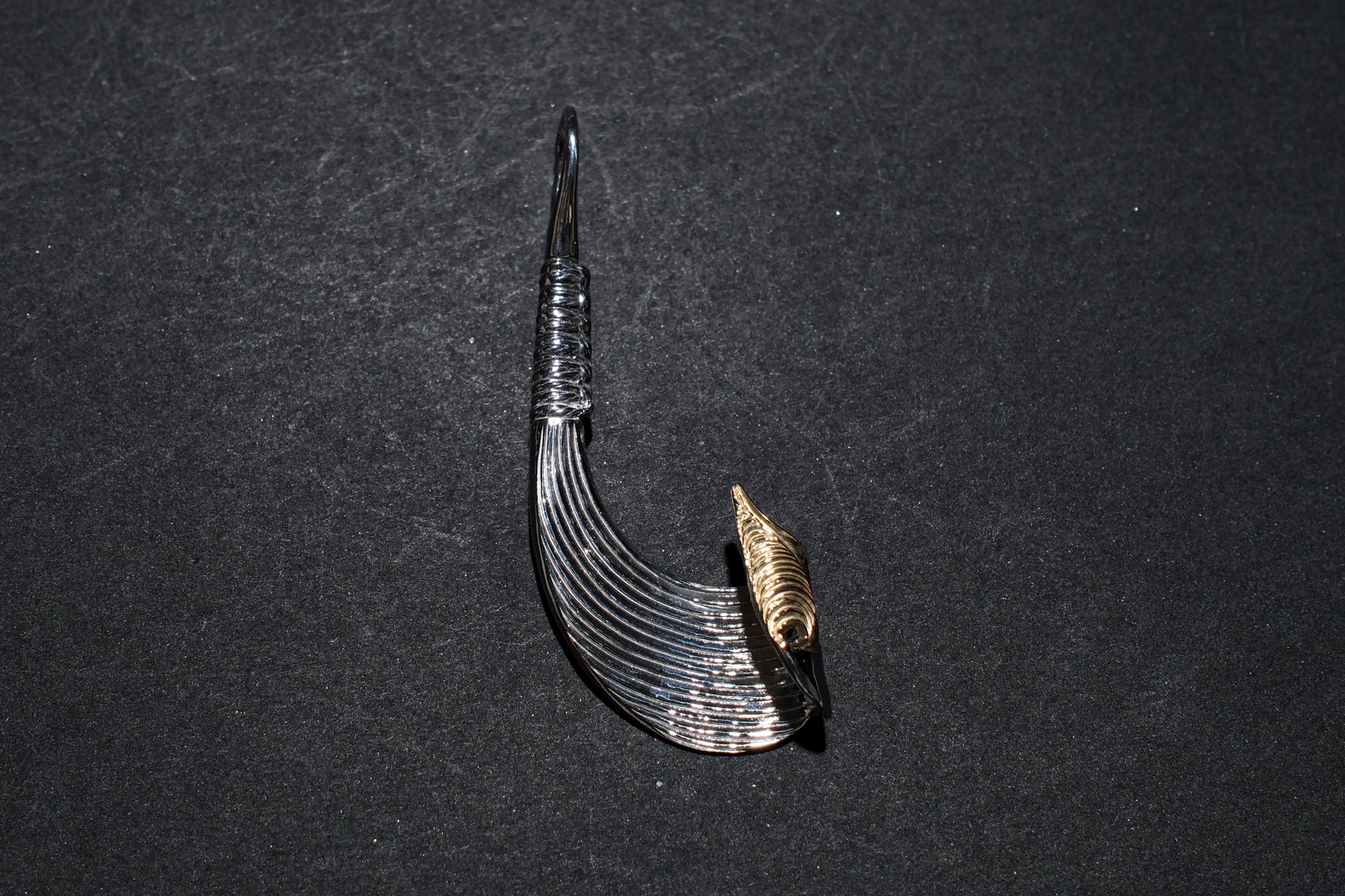 The One OCEAN "Catch The Waves" Pendant with 18K Gold Tip (Large)