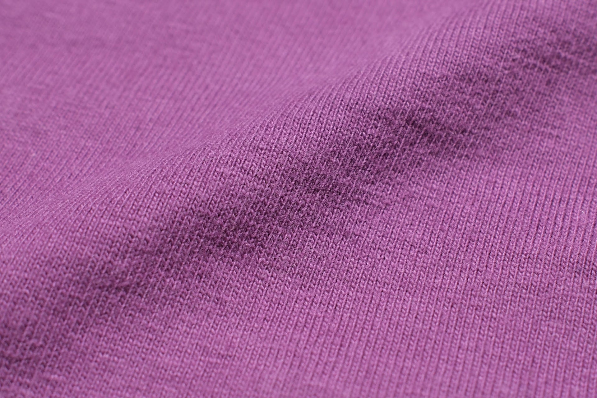 The Flat Head 9oz Loopwheel L/S Plain Tee (Purple)