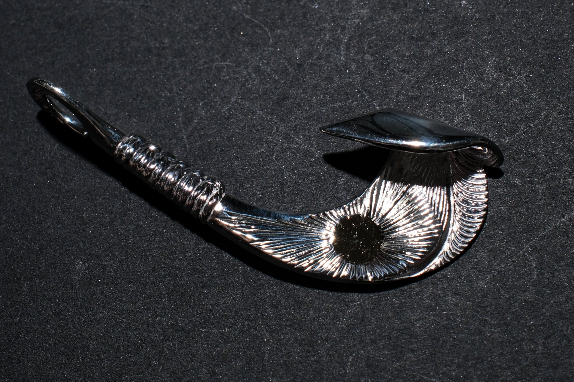 The One OCEAN "Catch The Light" Pendant with 18K Solid Gold Sun (Large)