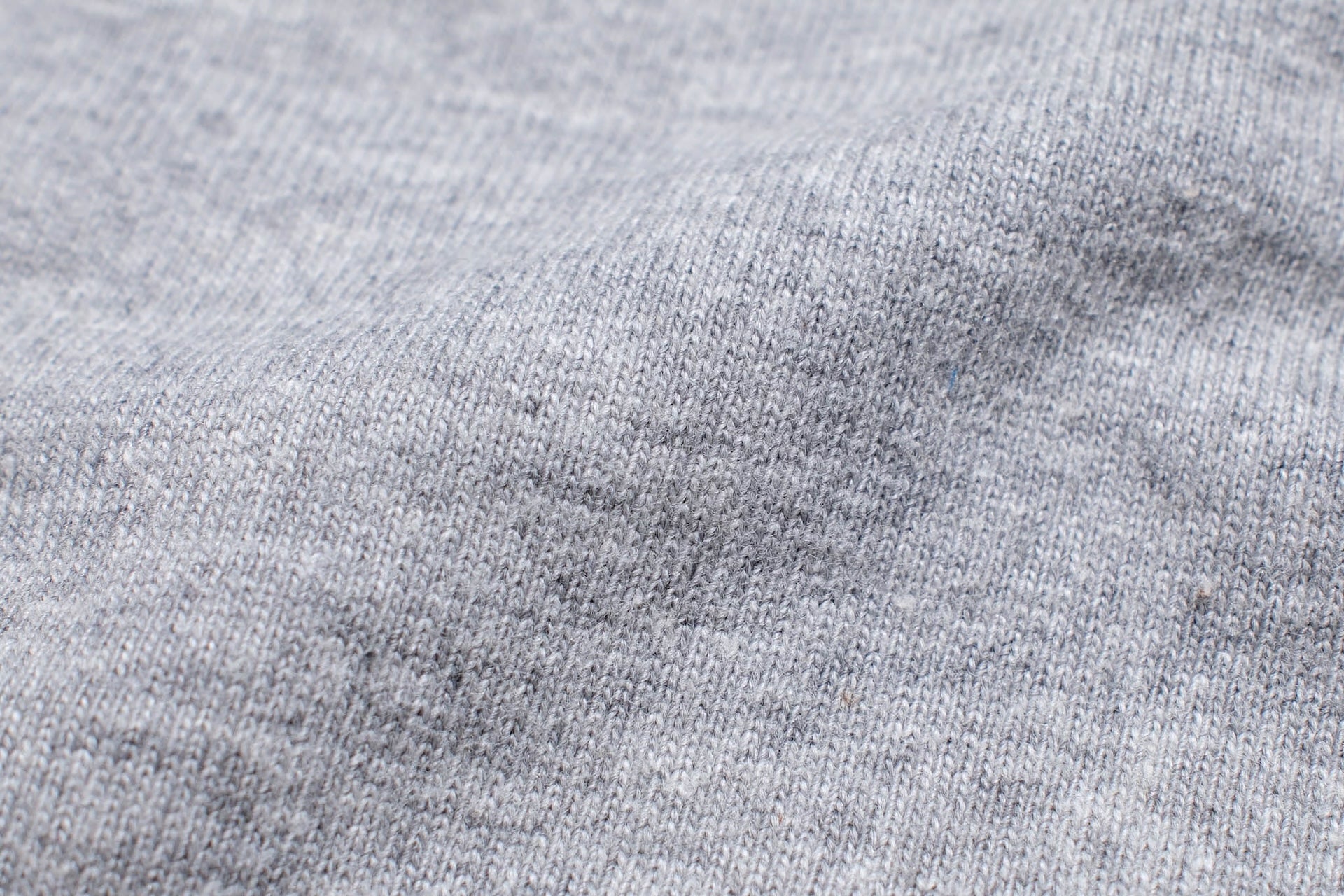 The Flat Head 9oz Loopwheeled L/S Henley Tee (Heather Grey)