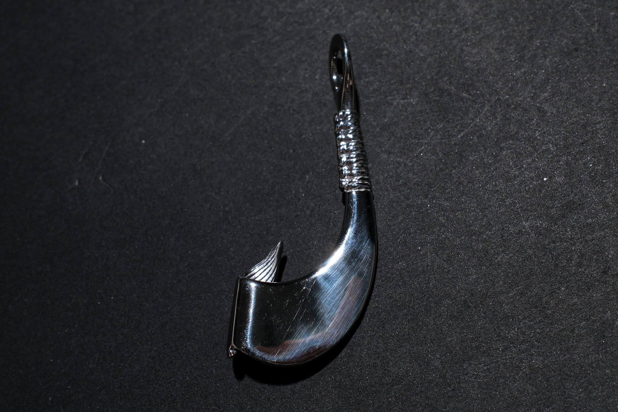 The One OCEAN "Catch The Waves" Pendant with Larimar Stone (Large)