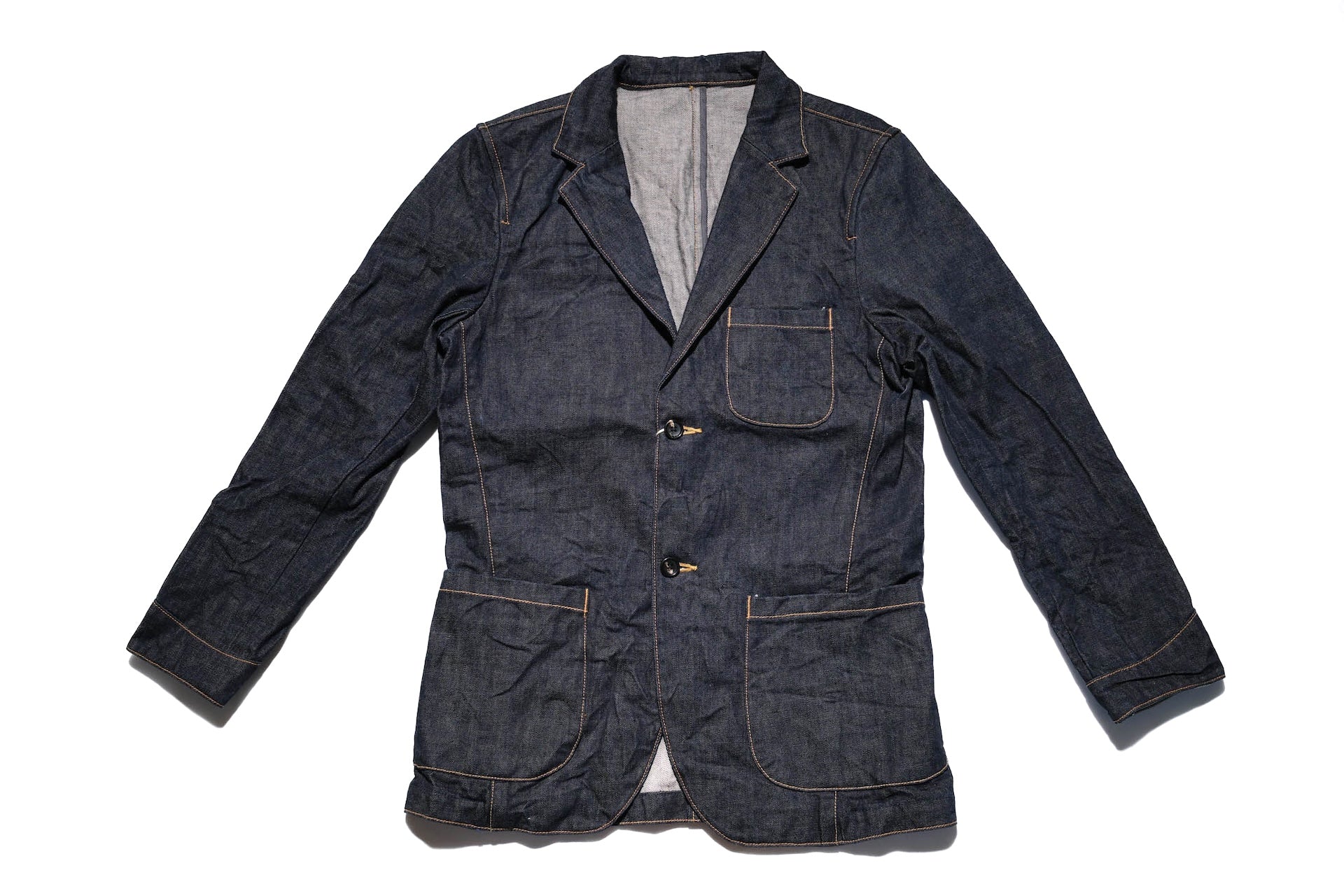 UES 14.9oz Indigo Dyed Denim Blazer