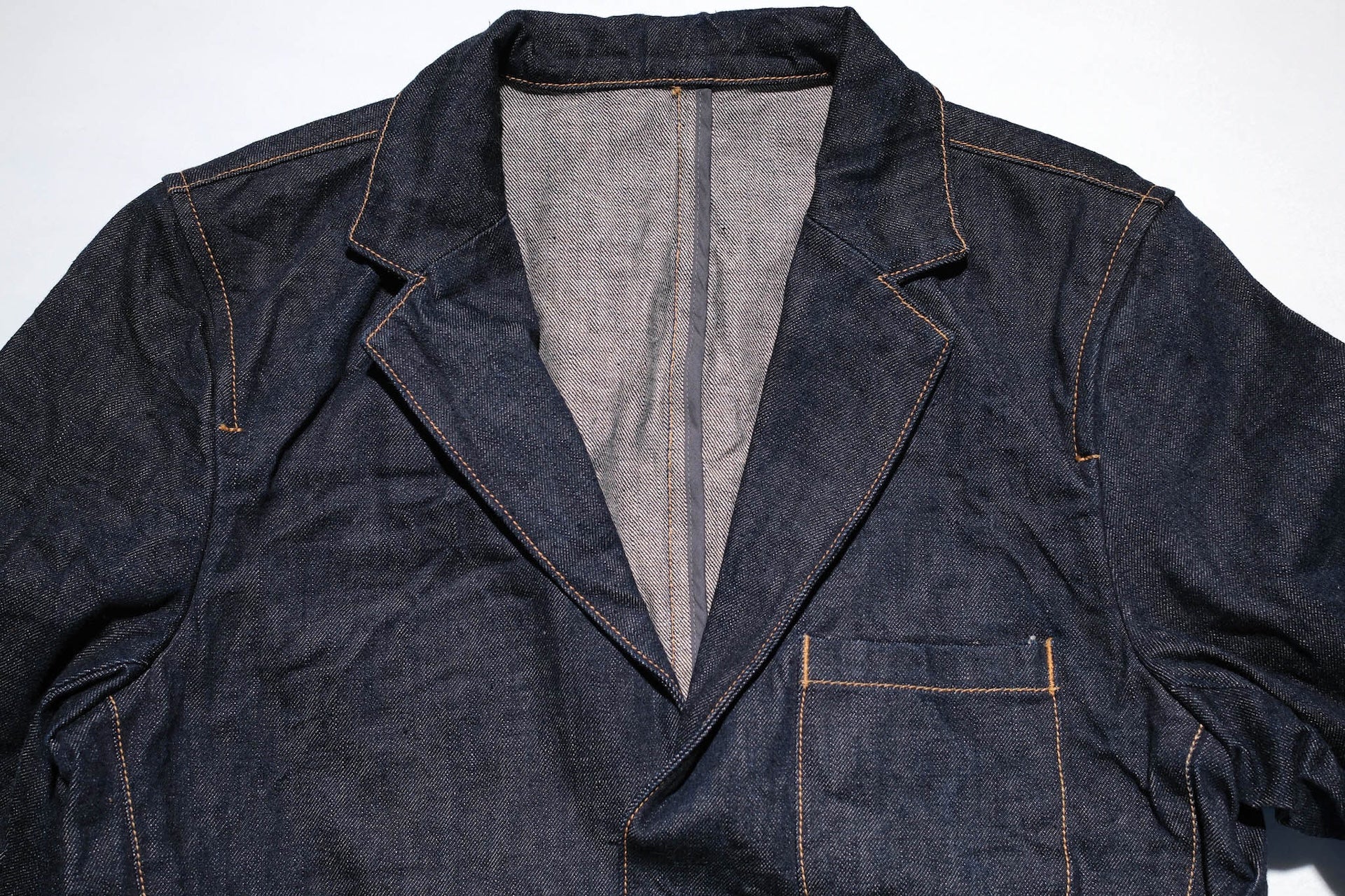 UES 14.9oz Indigo Dyed Denim Blazer