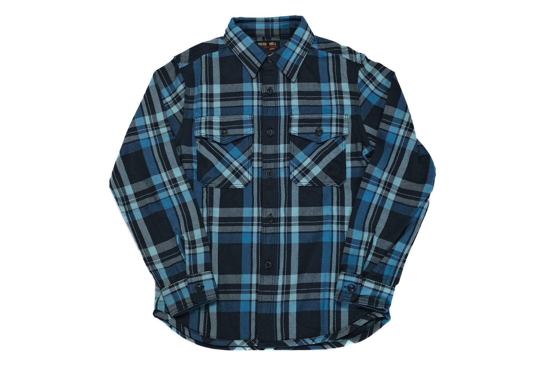 UES 15.5oz Ultra-Heavyweight Flannel Utility Workshirt (Winter Sky)