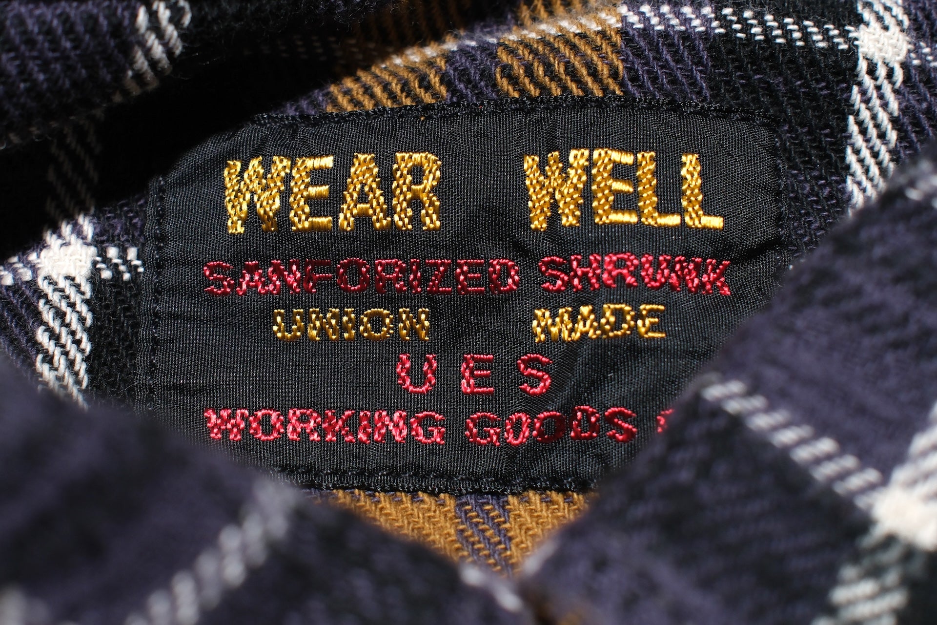 UES 8.8oz Slubby Selvage Flannel Workshirt (Royal Purple)