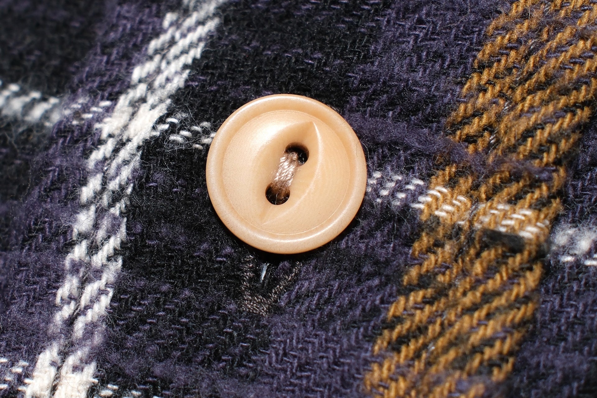 UES 8.8oz Slubby Selvage Flannel Workshirt (Royal Purple)