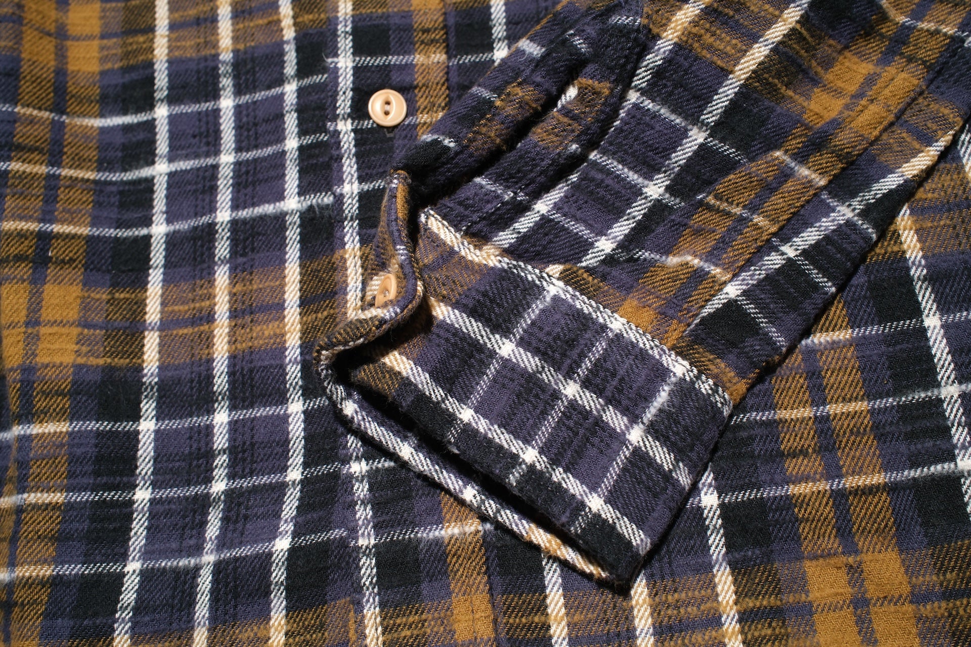 UES 8.8oz Slubby Selvage Flannel Workshirt (Royal Purple)