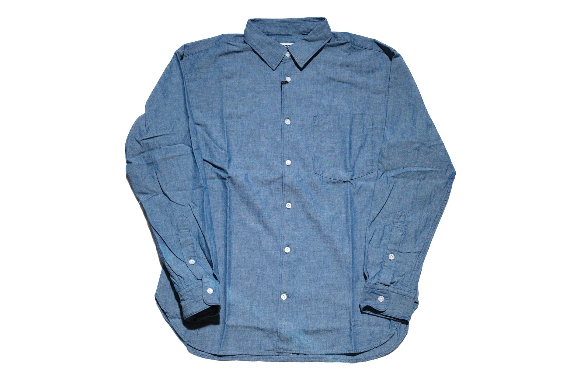 Momotaro 5oz Selvage Chambray Oxford Shirt (Indigo)