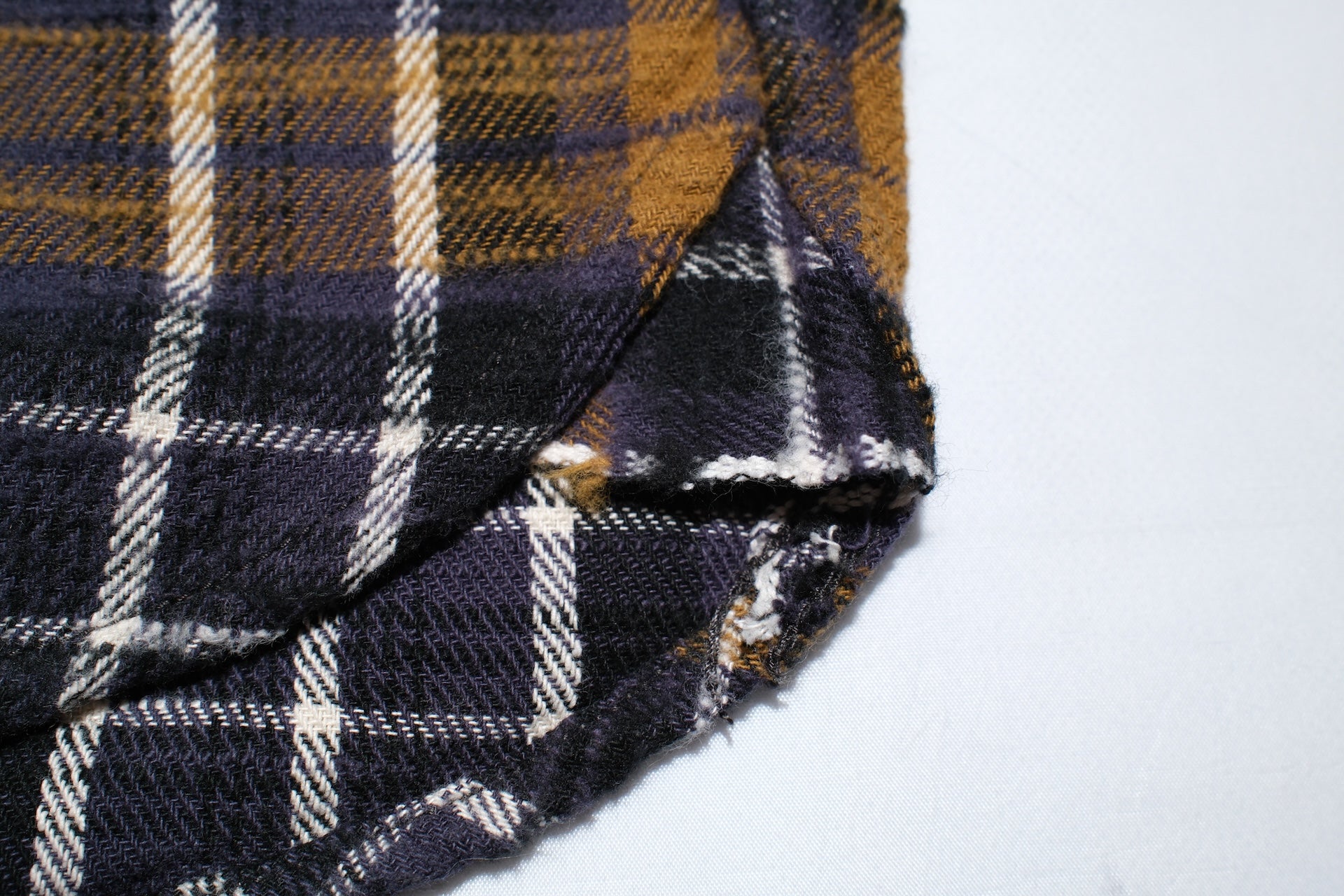 UES 8.8oz Slubby Selvage Flannel Workshirt (Royal Purple)