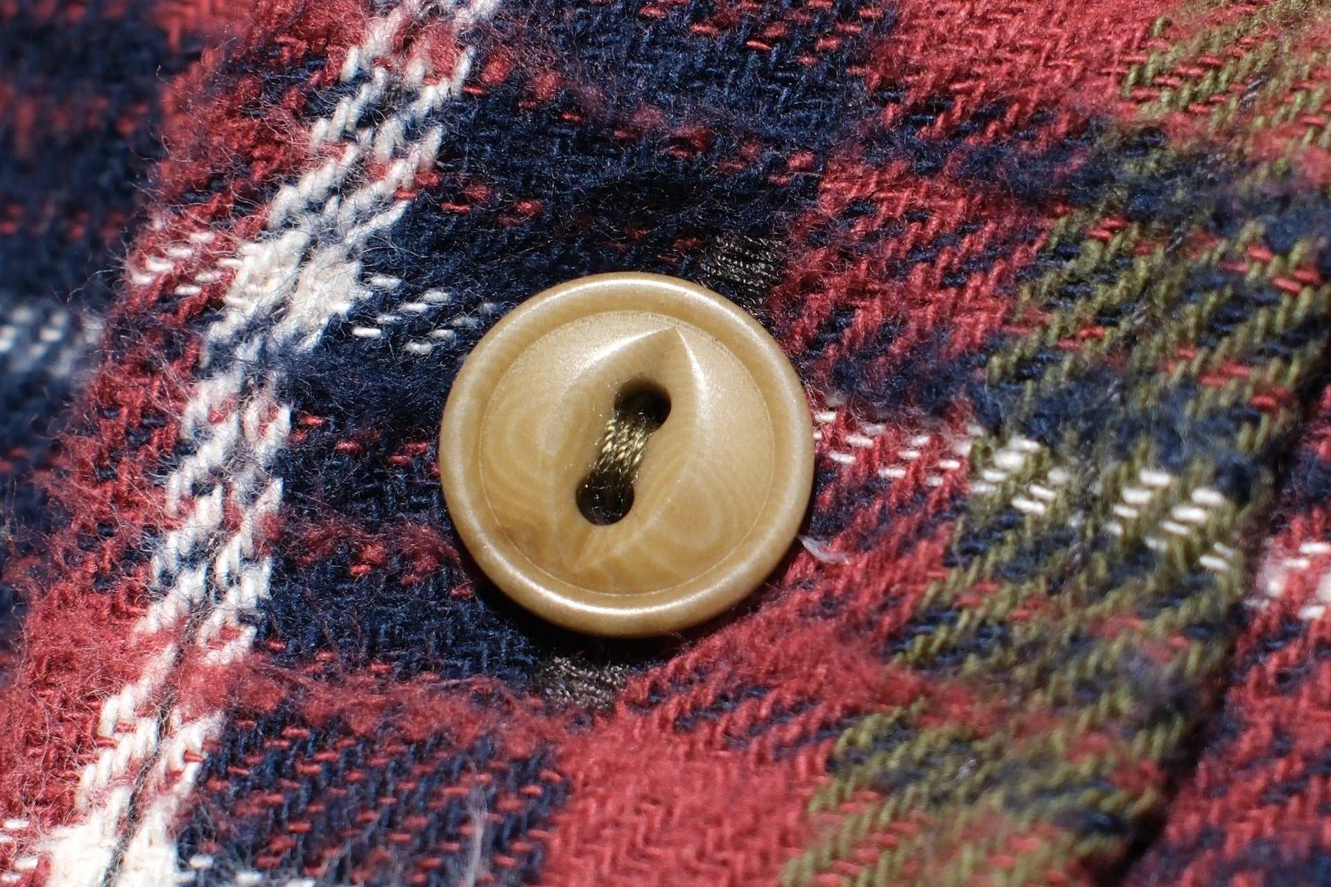 UES 8.8oz Slubby Selvage Flannel Workshirt (Rhubarb Red)