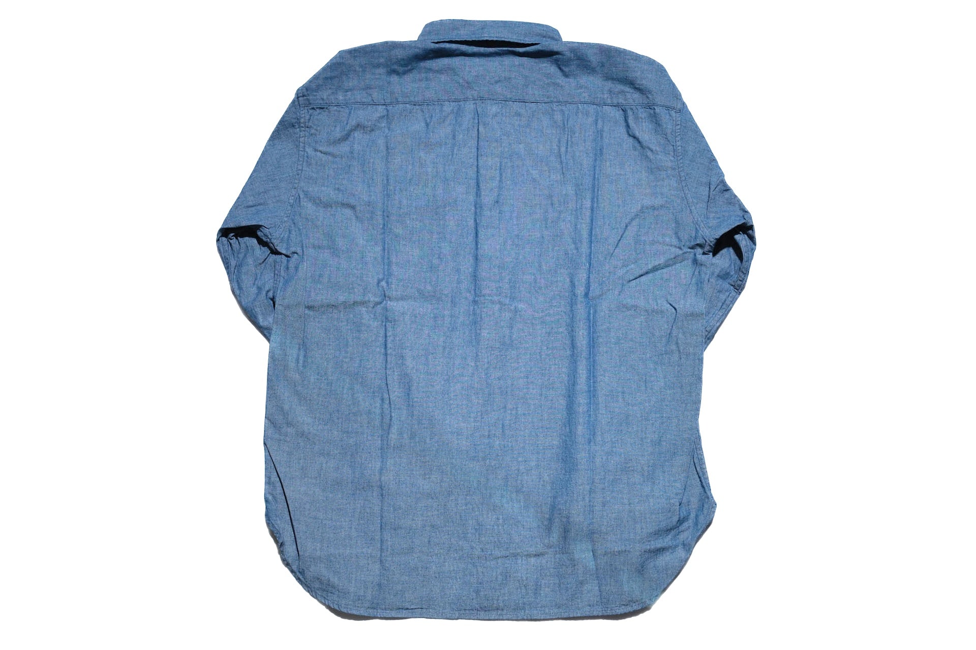 Momotaro 5oz Selvage Chambray Oxford Shirt (Indigo)