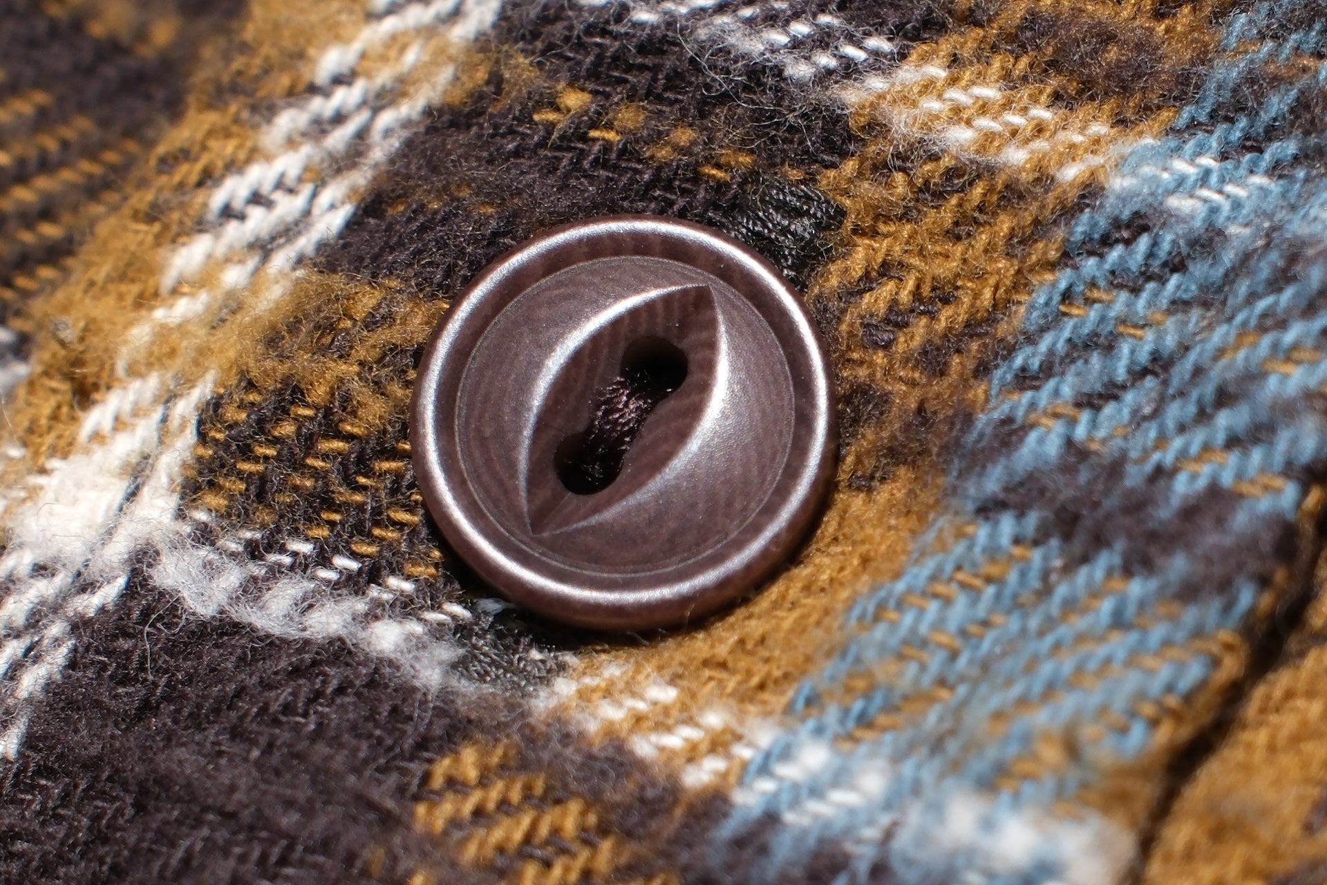 UES 8.8oz Slubby Selvage Flannel Workshirt (Mustard Yellow)