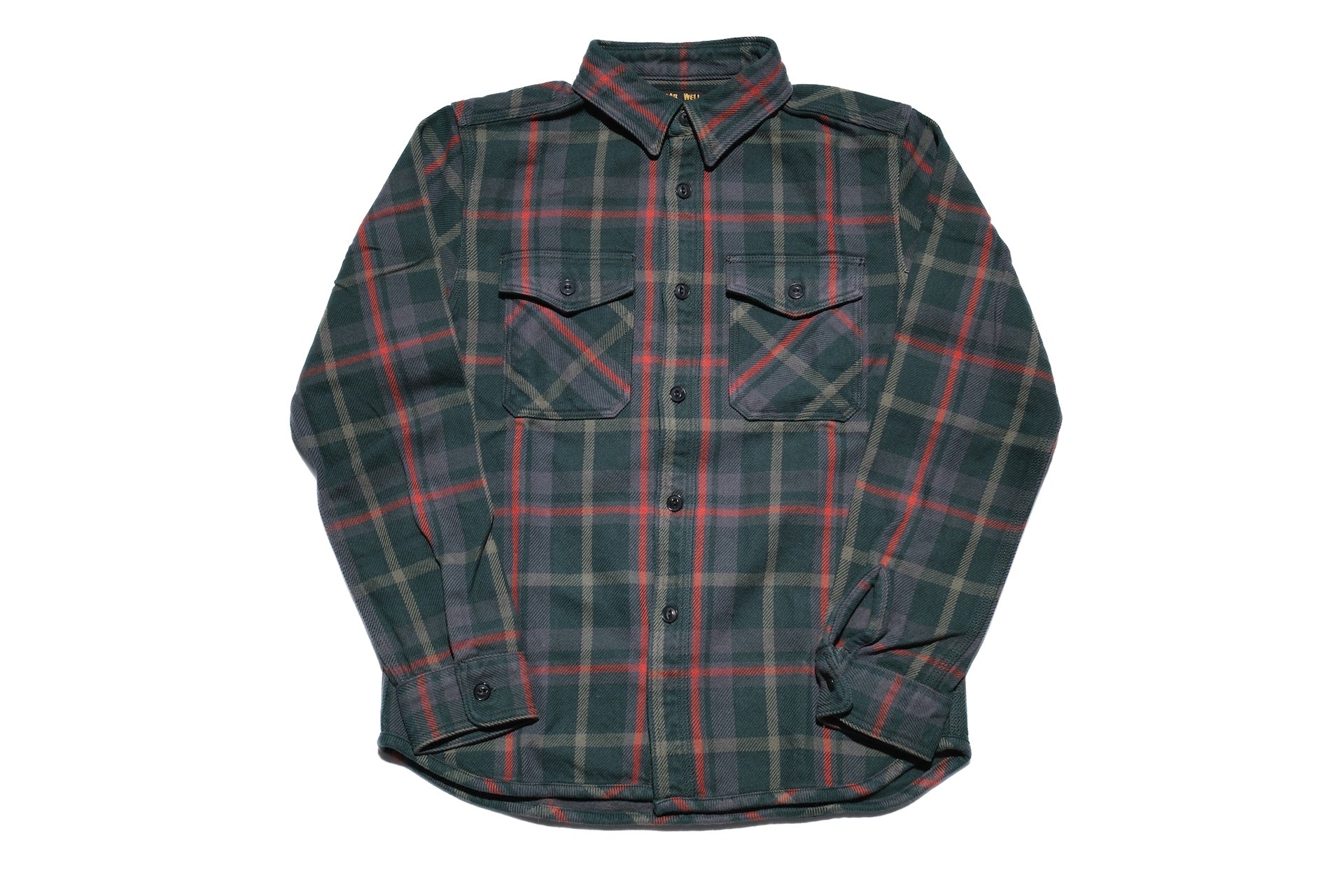 UES 15.5oz Ultra-Heavyweight Flannel Utility Workshirt (Sage Green)
