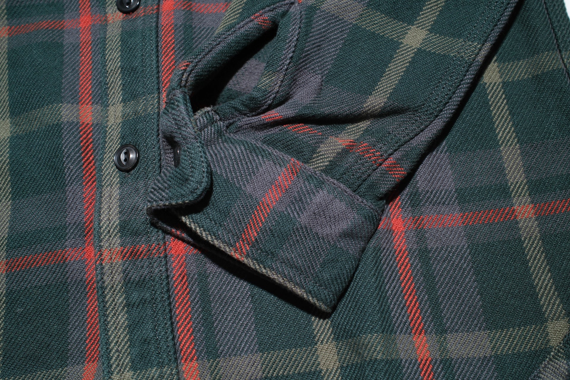 UES 15.5oz Ultra-Heavyweight Flannel Utility Workshirt (Sage Green)