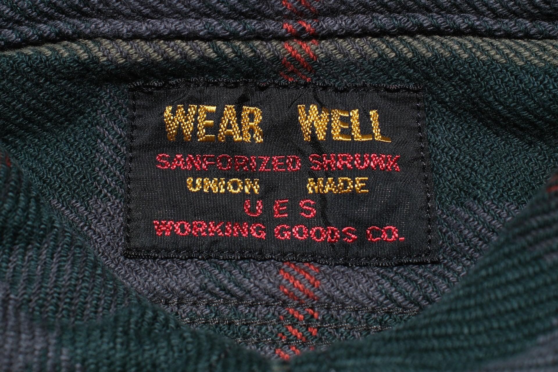 UES 15.5oz Ultra-Heavyweight Flannel Utility Workshirt (Sage Green)