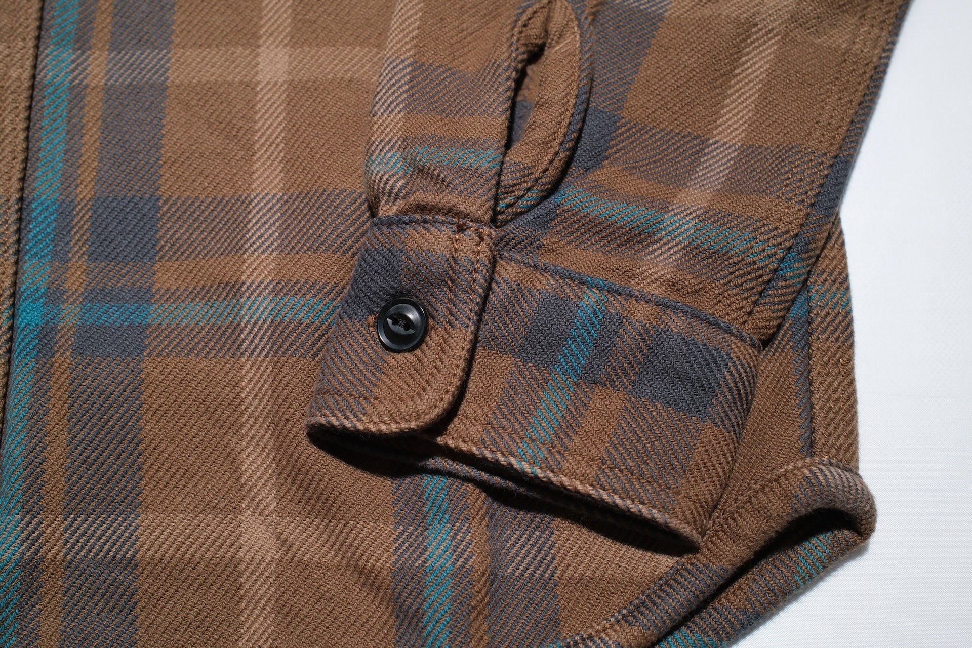 UES 15.5oz Ultra-Heavyweight Flannel Utility Workshirt (Earthen Brown)