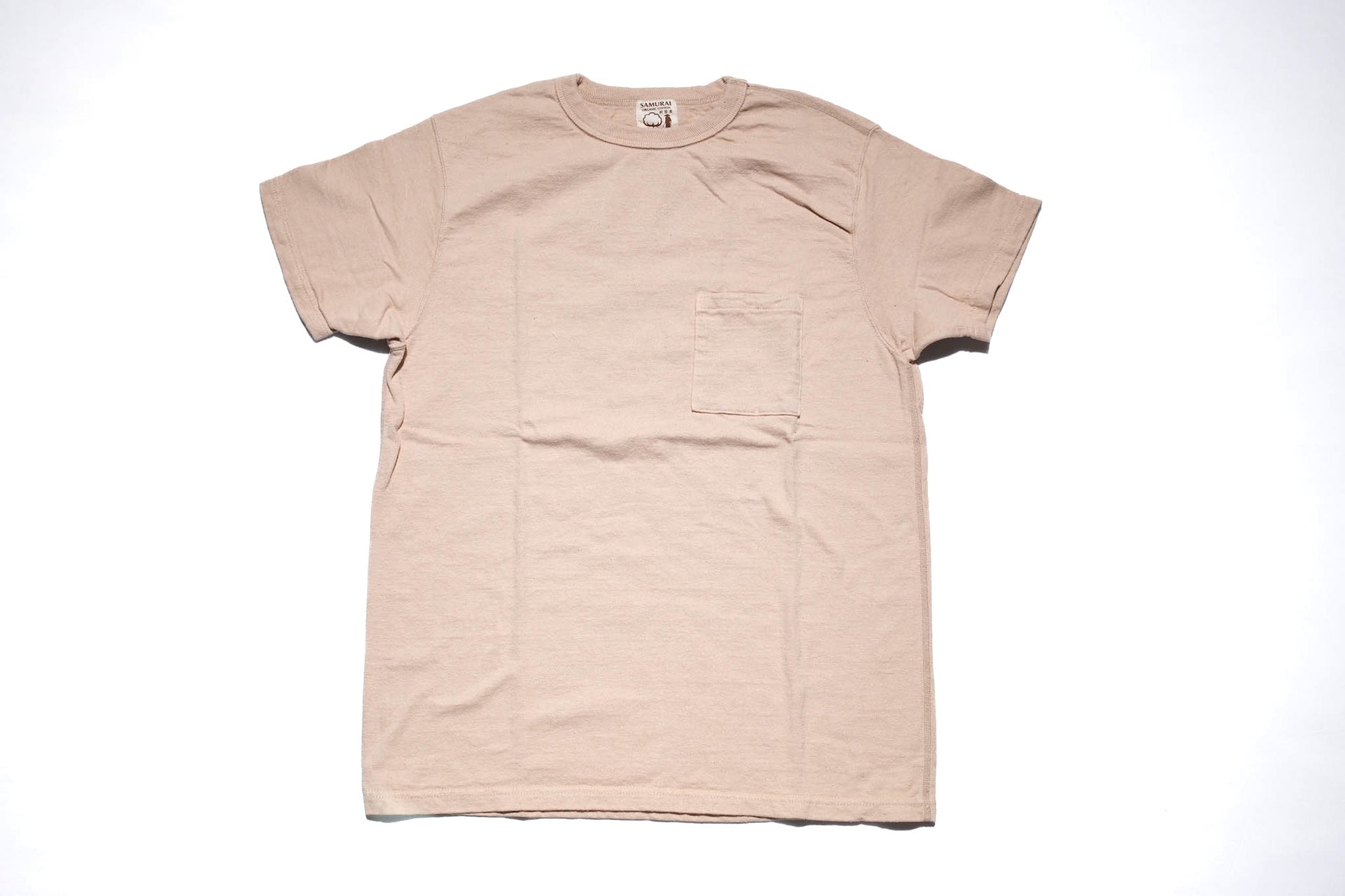 Samurai 12oz "Nippon Cotton" Pocket Tee (Light Kuri)