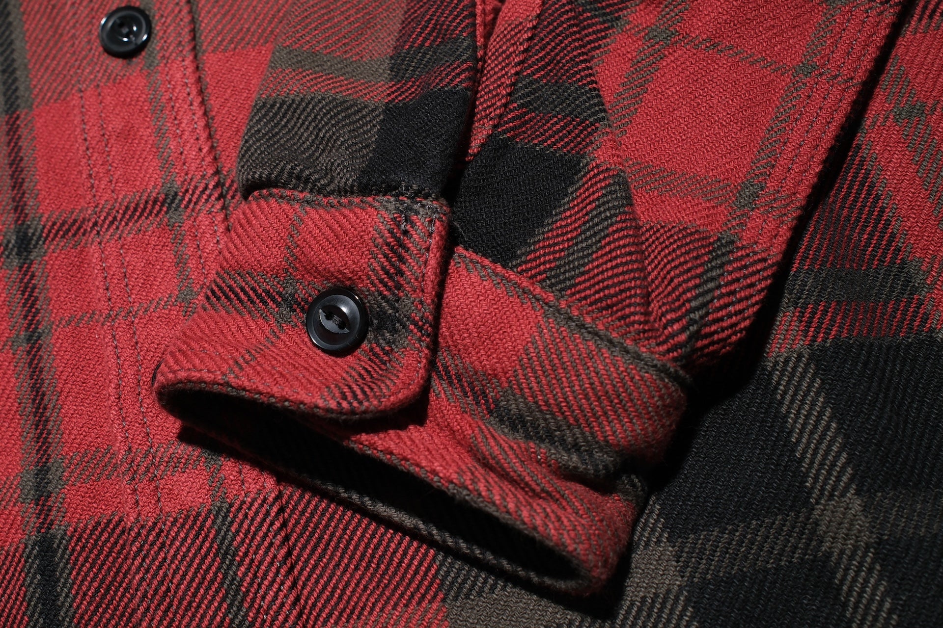 UES 15.5oz Ultra-Heavyweight Flannel Utility Workshirt (Deep Red)
