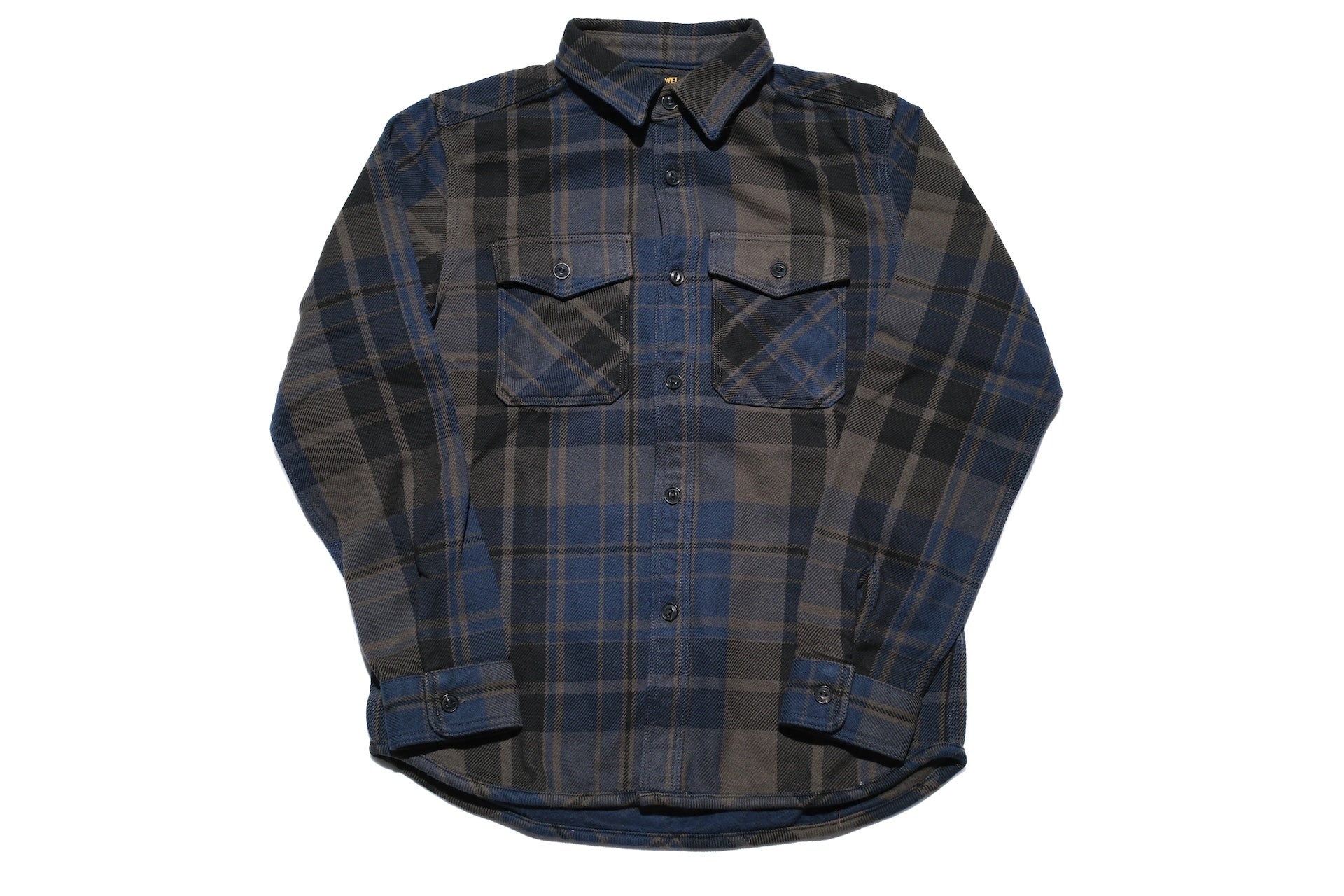 UES 15.5oz Ultra-Heavyweight Flannel Utility Workshirt (Admiral Blue)