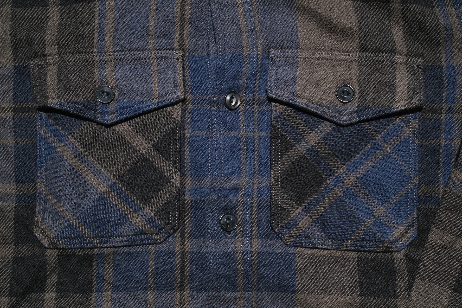 UES 15.5oz Ultra-Heavyweight Flannel Utility Workshirt (Admiral Blue)