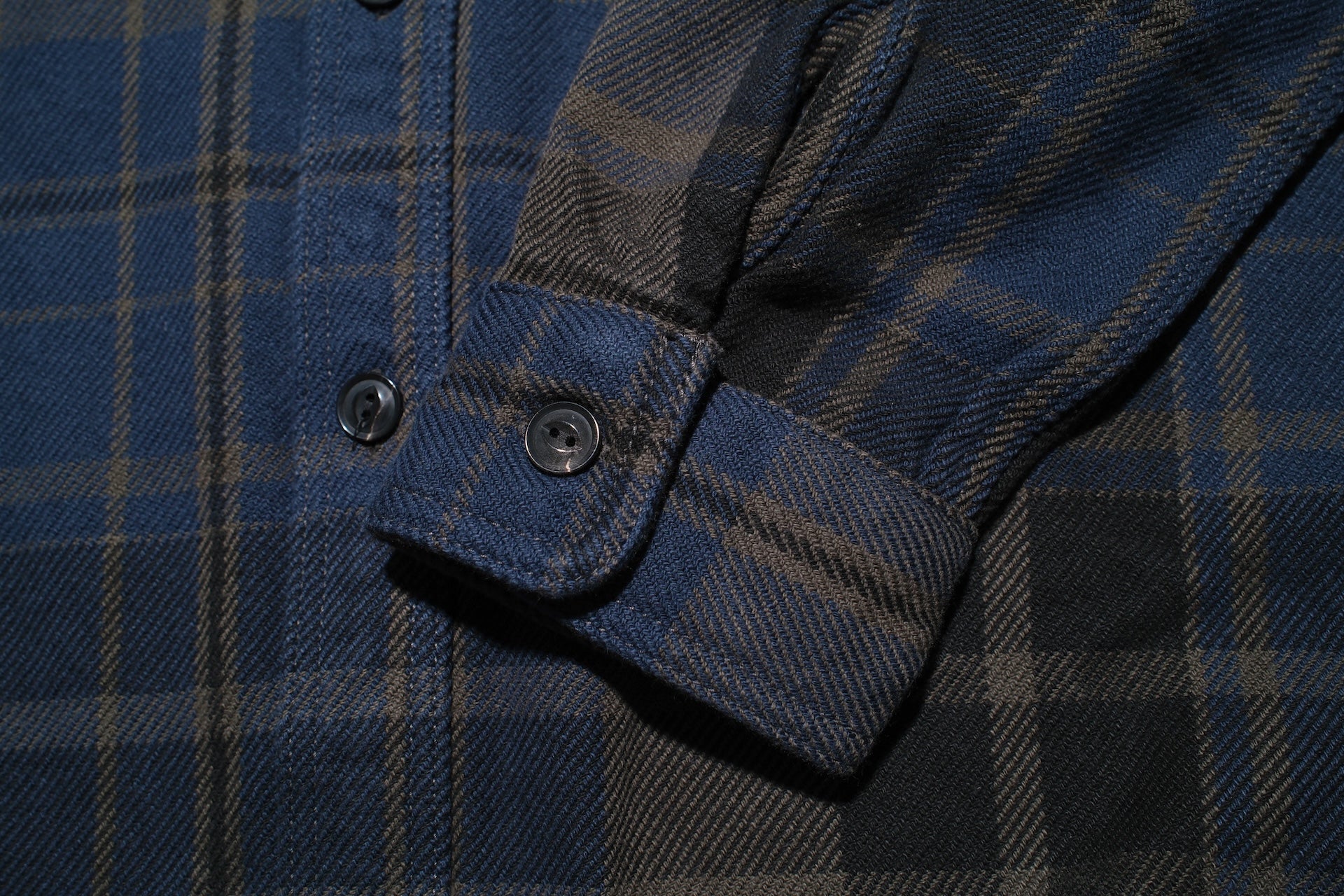 UES 15.5oz Ultra-Heavyweight Flannel Utility Workshirt (Admiral Blue)