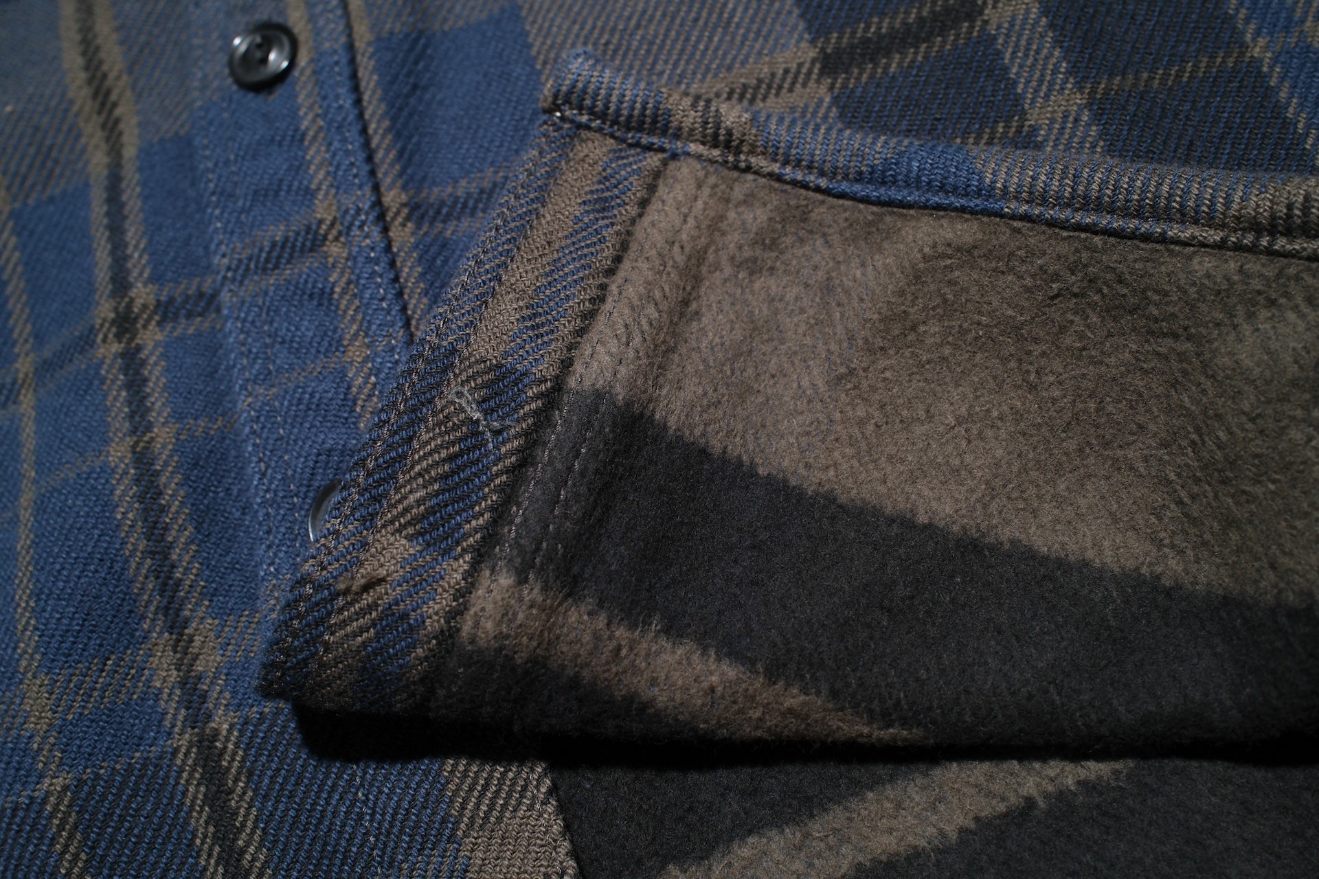 UES 15.5oz Ultra-Heavyweight Flannel Utility Workshirt (Admiral Blue)