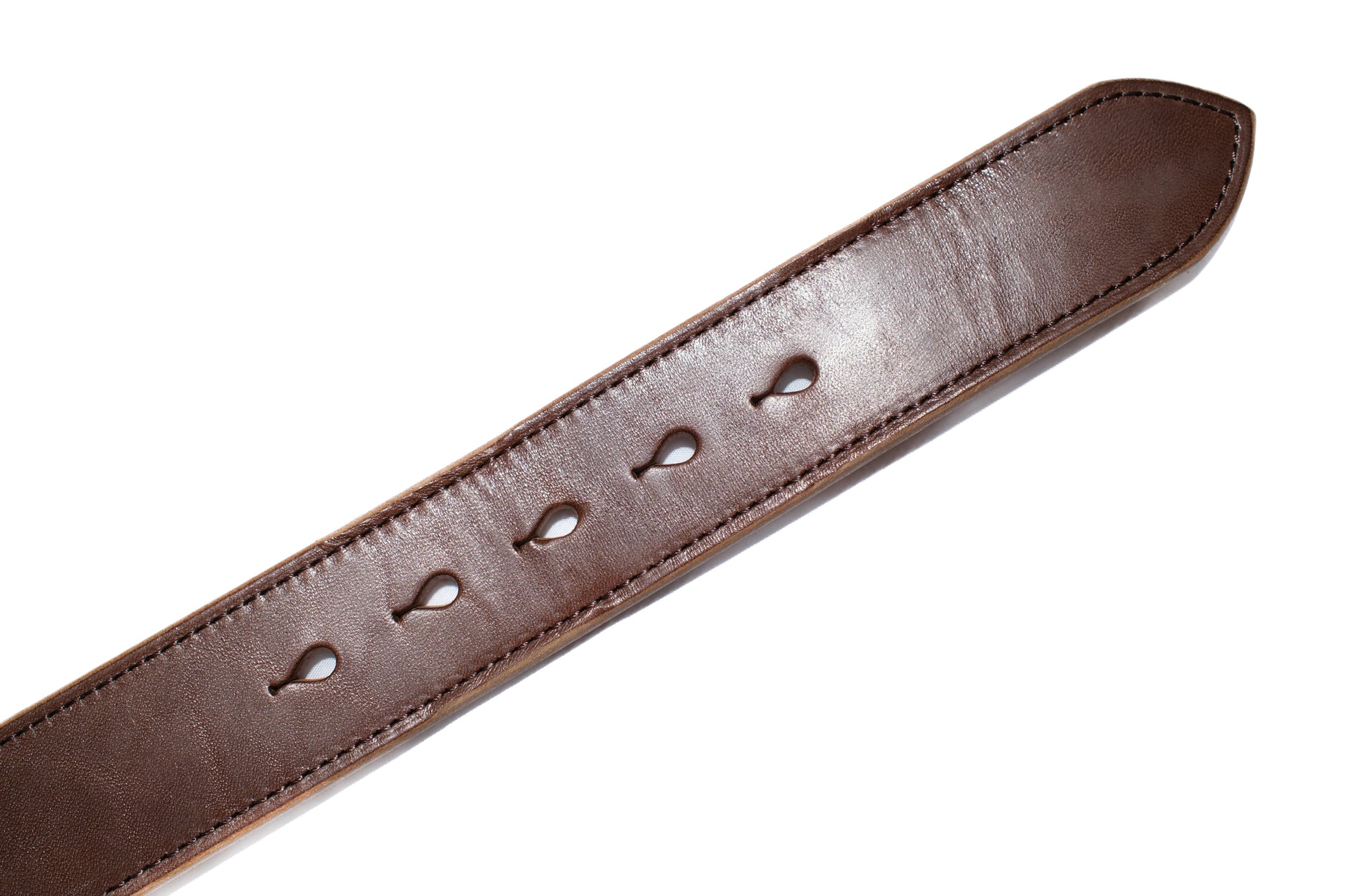 Unique Garment Horsebutt 'Western Ryder' Belt (Brown Tea-cored)