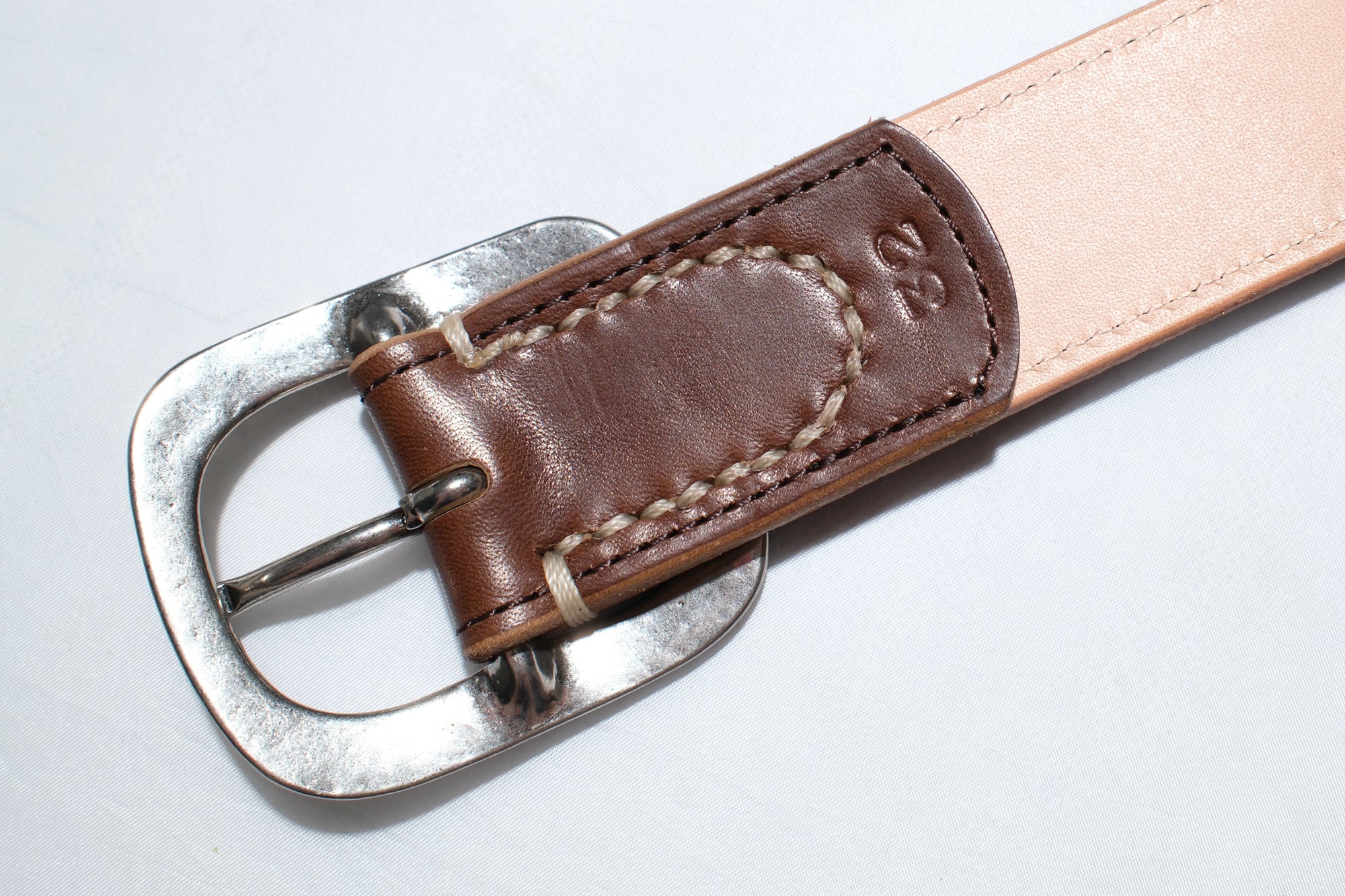 Unique Garment Horsebutt 'Western Ryder' Belt (Brown Tea-cored)