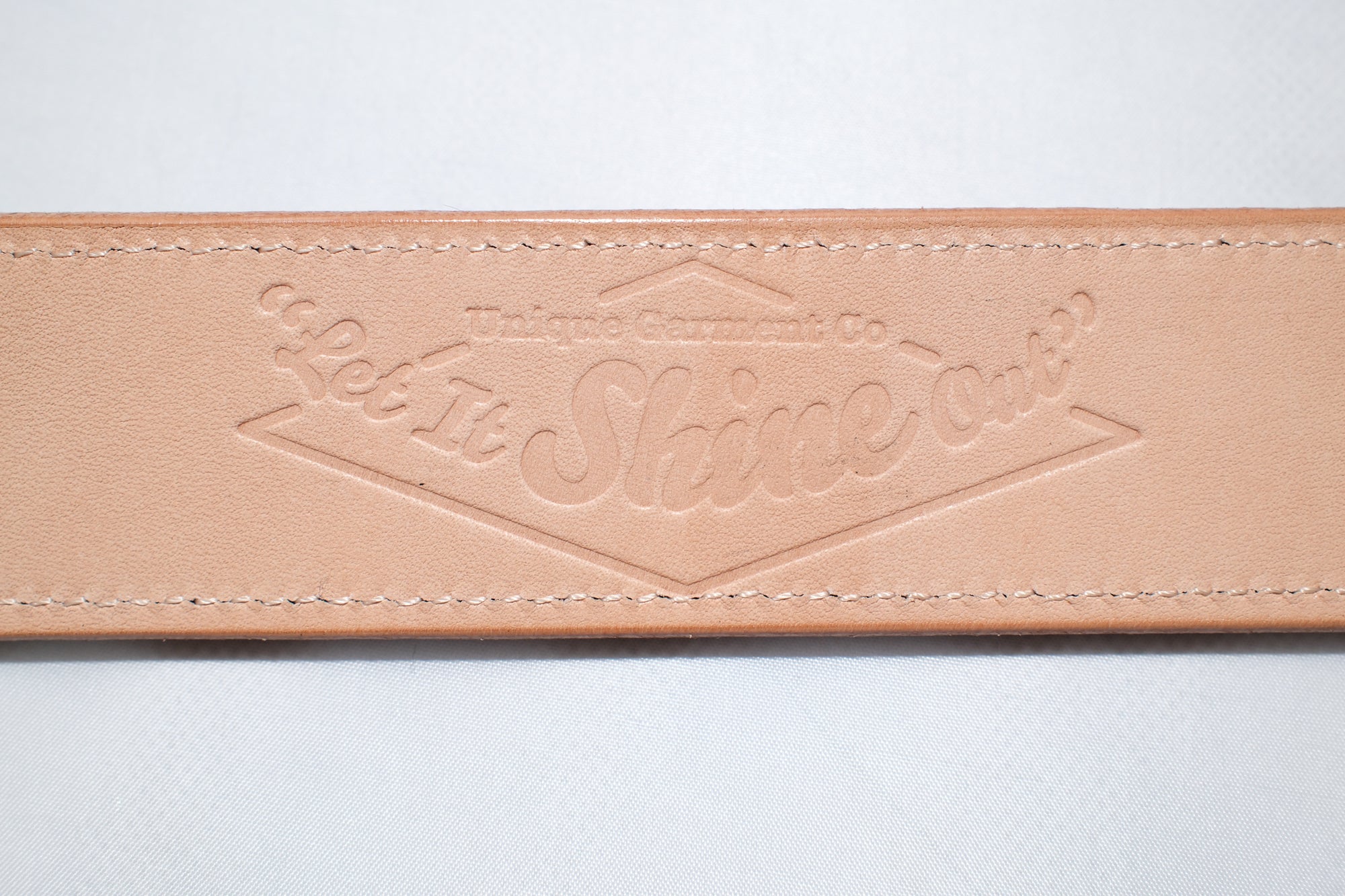 Unique Garment Horsebutt 'Western Ryder' Belt (Brown Tea-cored)