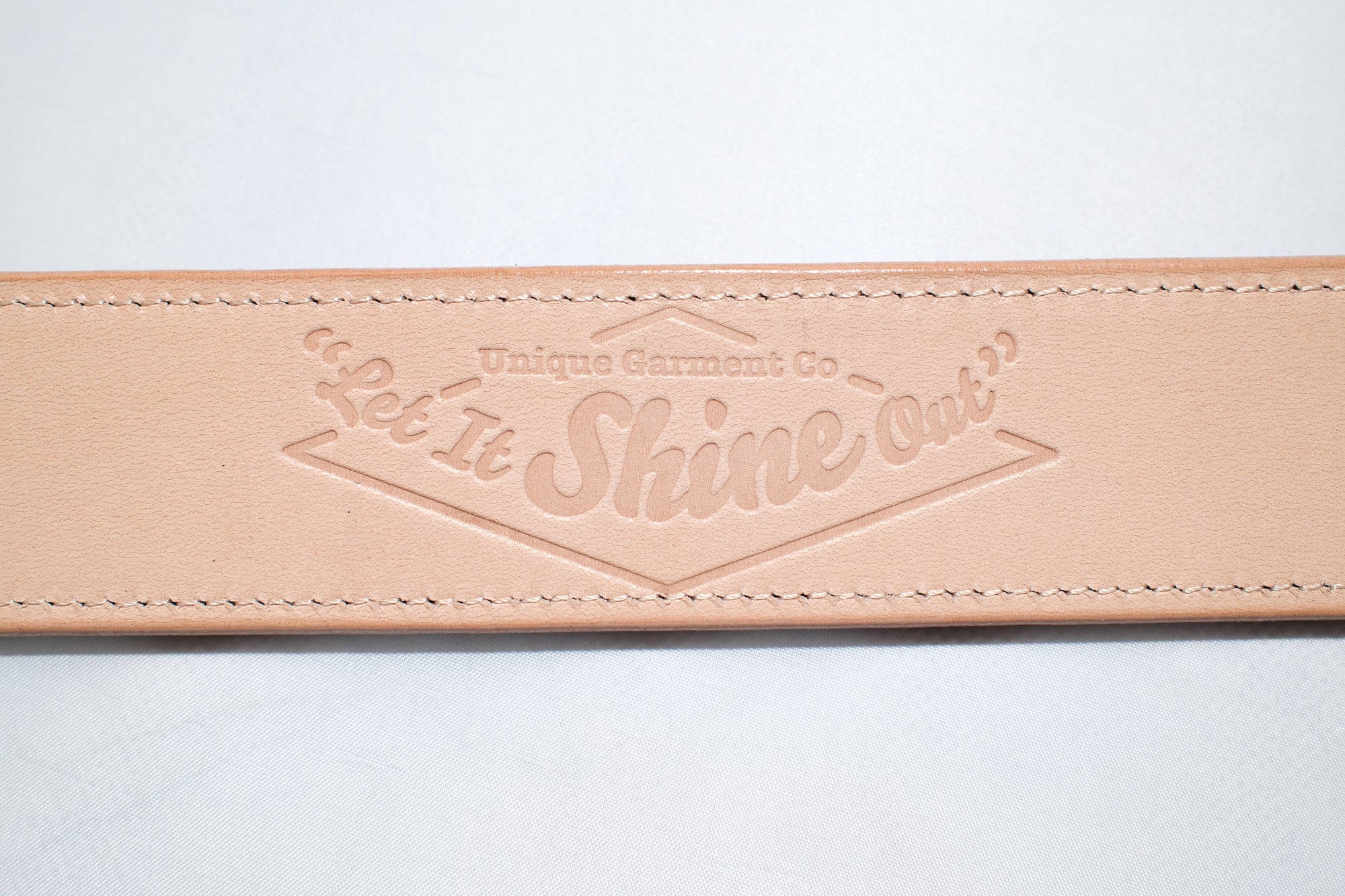 Unique Garment Horsebutt 'Western Ryder' Belt (Black Tea-cored)