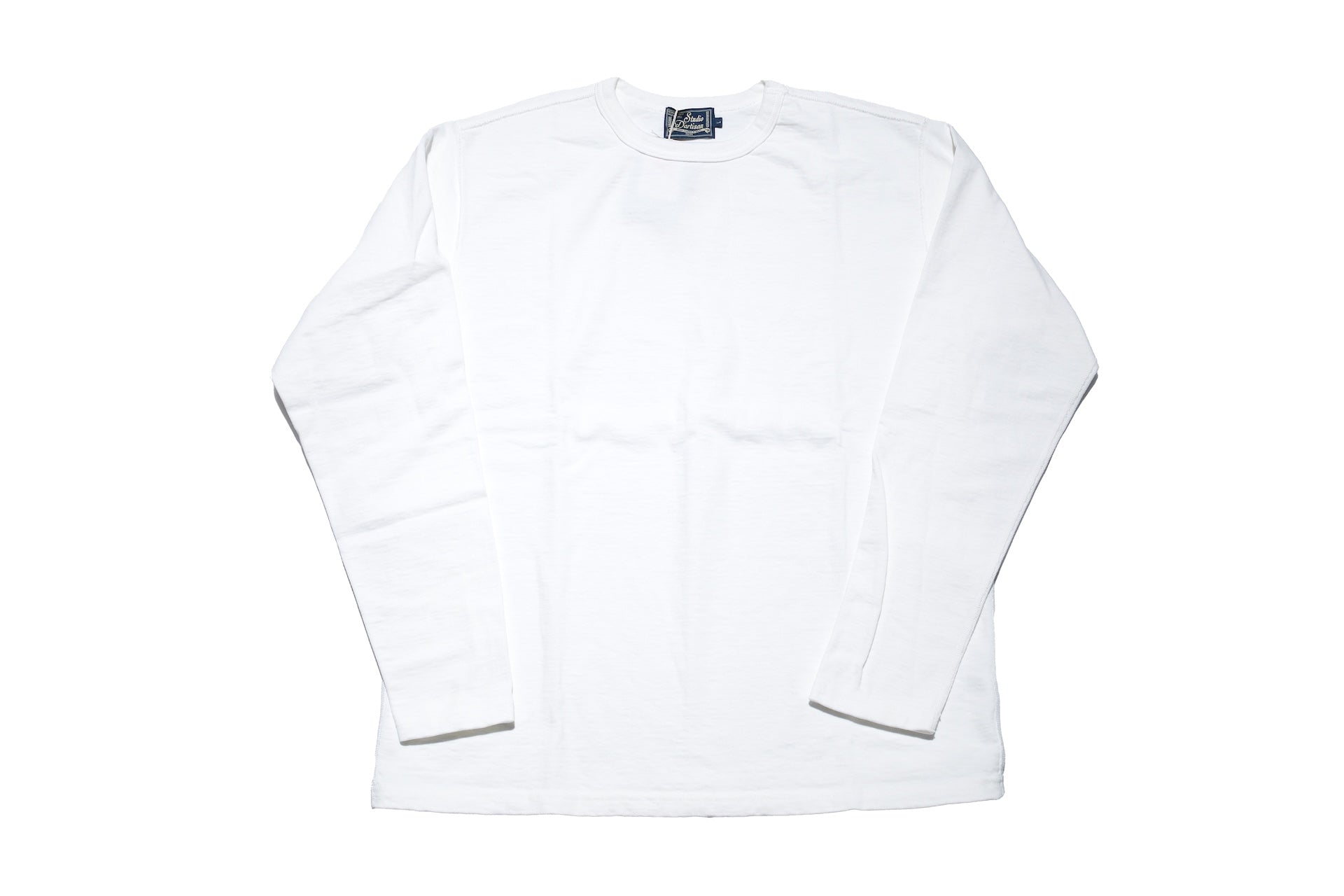 Studio D'Artisan 11oz "Ishikawadai" Loopwheeled L/S Tee (White)