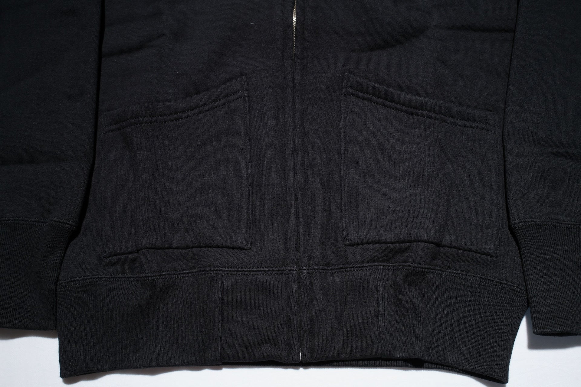 Unique Garment 12oz 'Pioneer' Loopwheeled Hoody (Shadow Black)